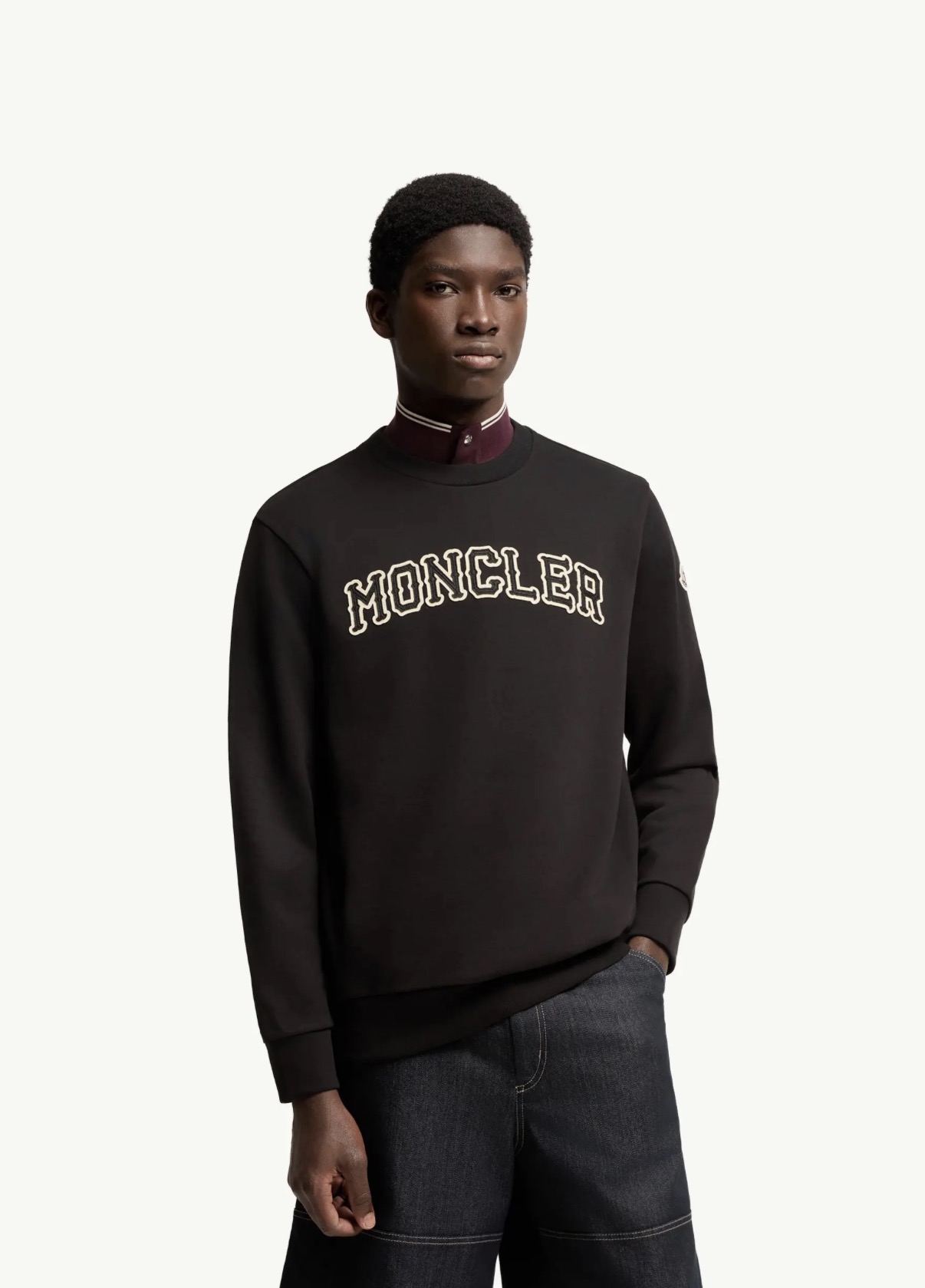 Varsity-Wordmark Crewneck Sweatshirt — product photograph