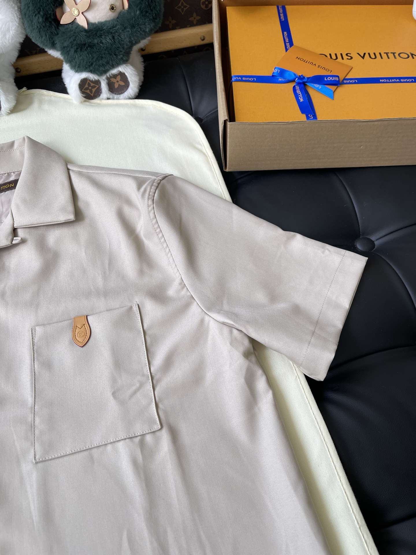 Shield-Pocket Camp-Collar Shirt — product photograph