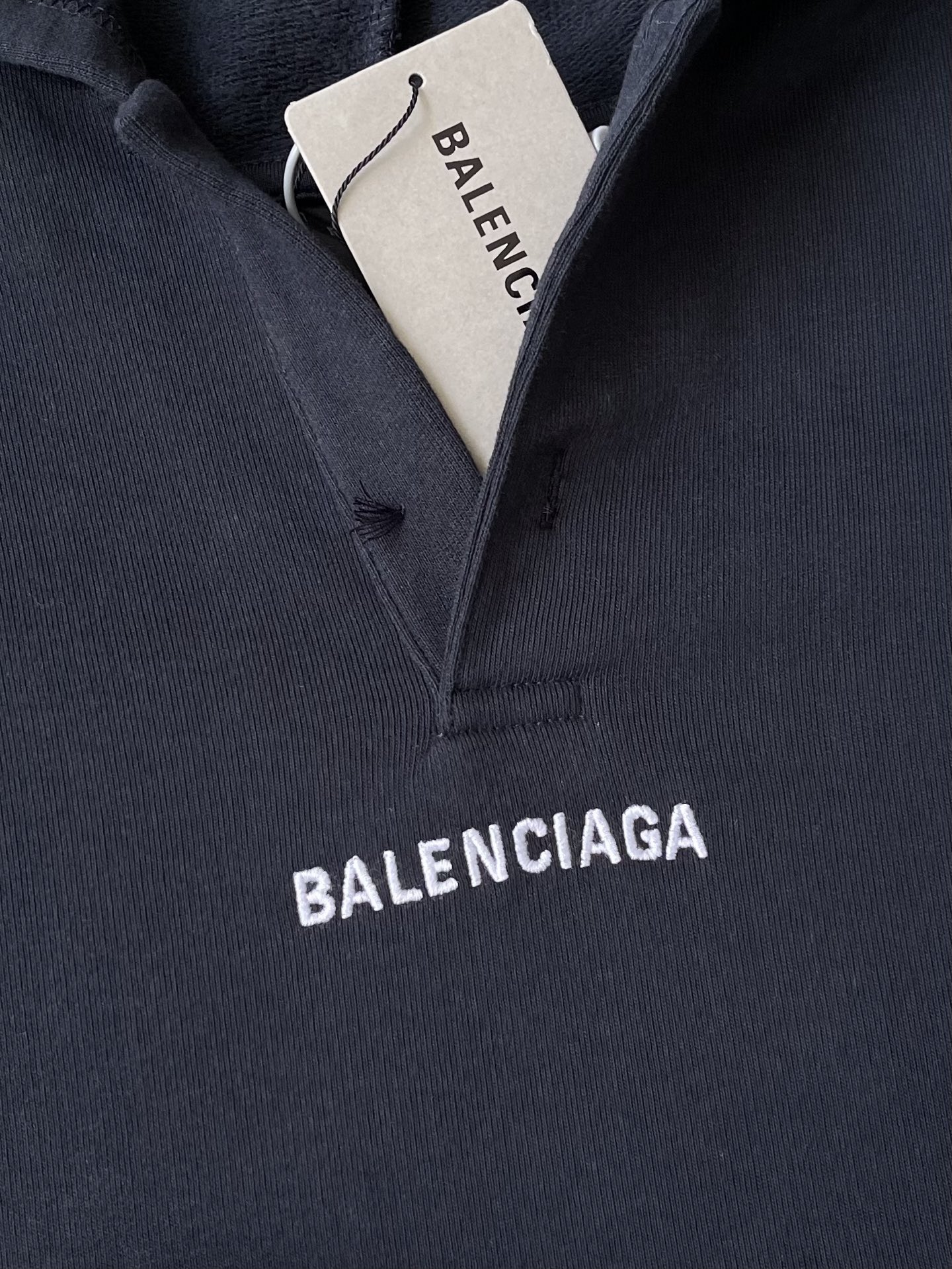 Back-Wordmark Half-Zip Hoodie — product photograph