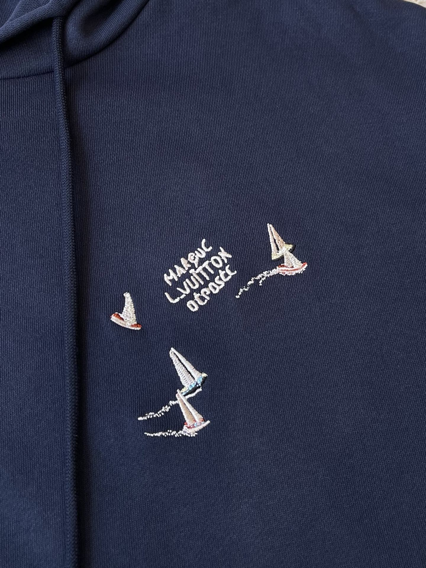 Bird-Monogram Pullover Hoodie — product photograph