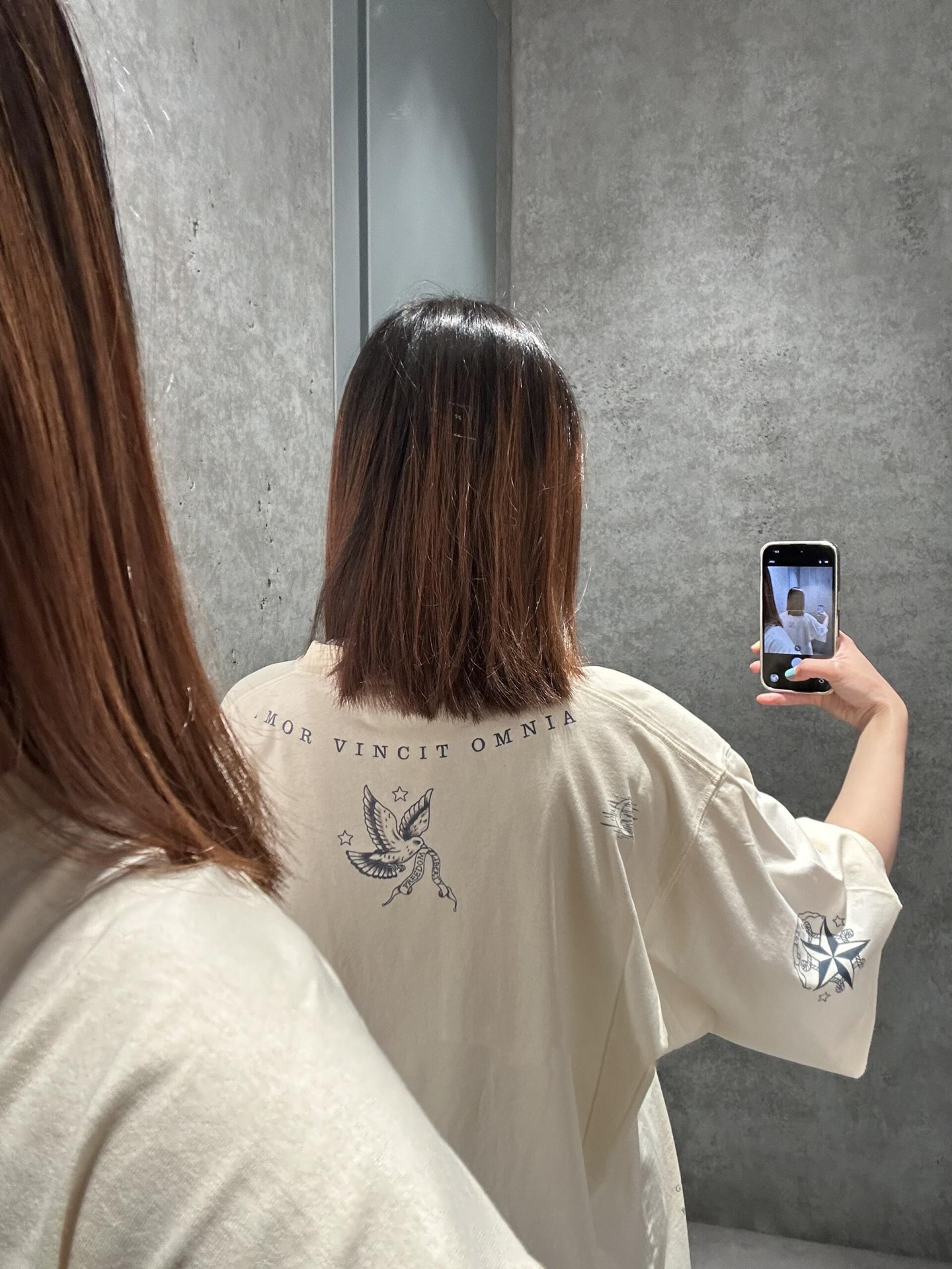 Script Graphic Crewneck T-Shirt — product photograph