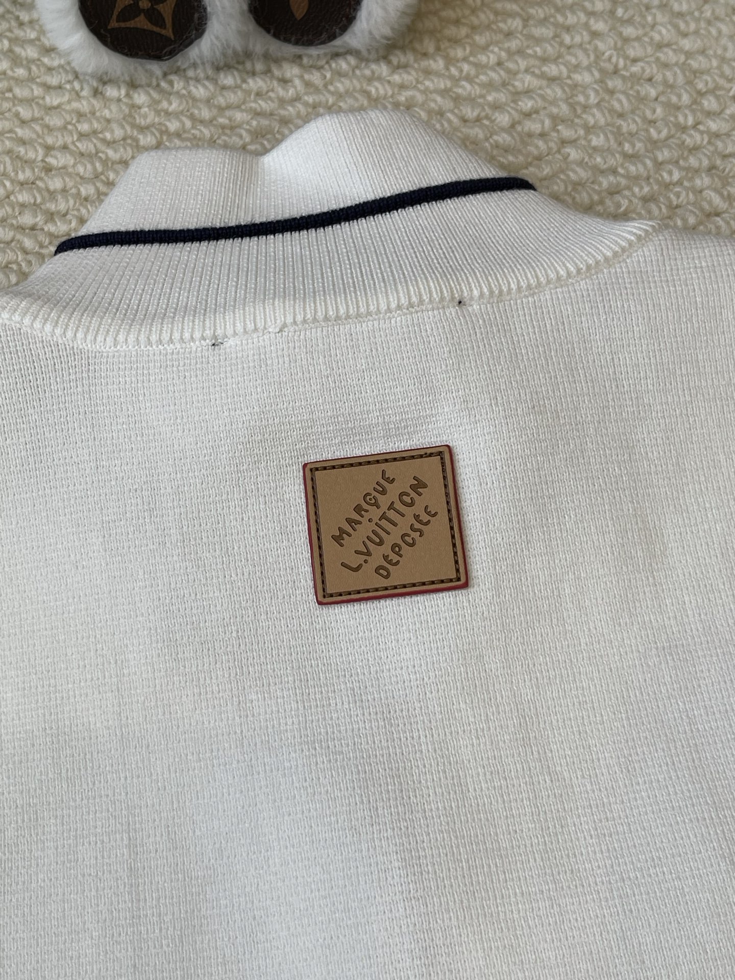 Color-Block Collared Zip Cardigan — product photograph