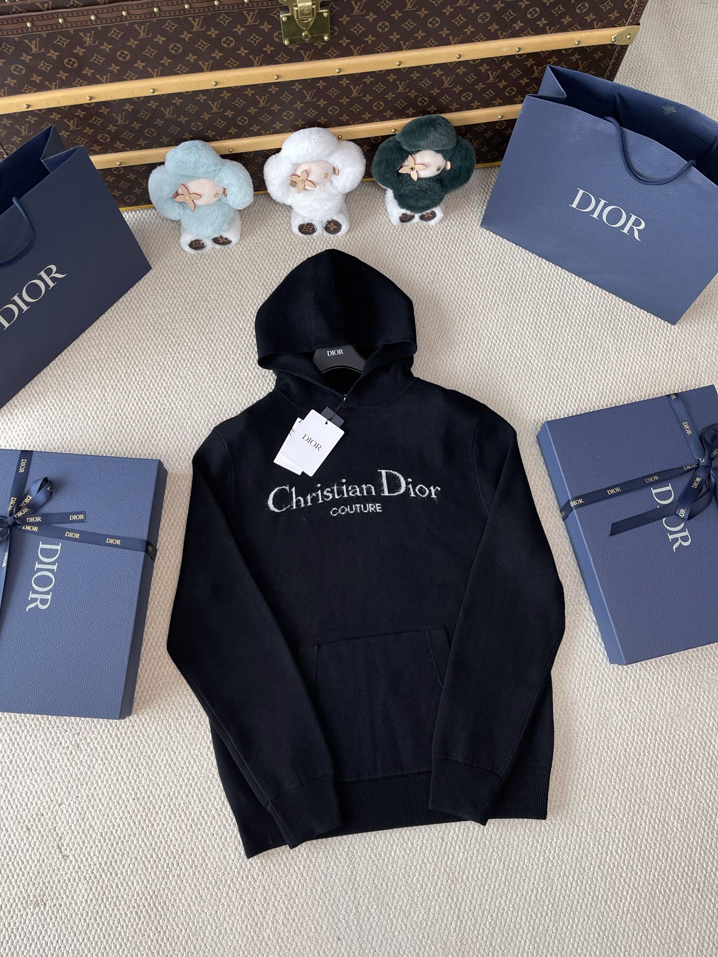 Couture-Wordmark Pullover Hoodie — product photograph