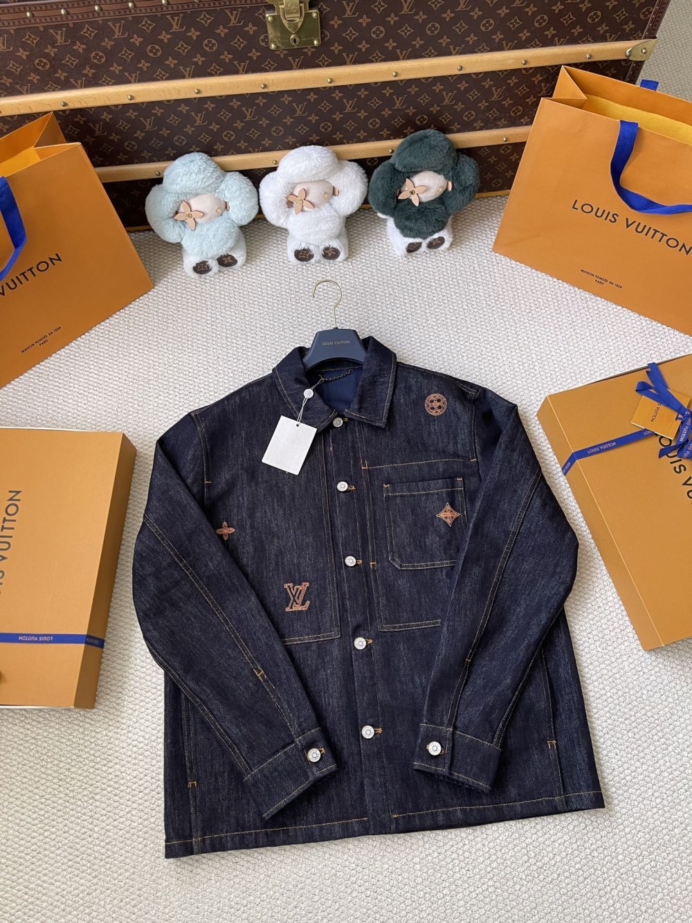 Embroidered Denim Matching Separates — product photograph