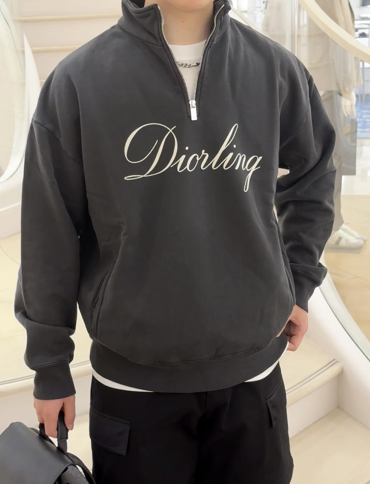 Diorling Half-Zip Sweatshirt — product photograph