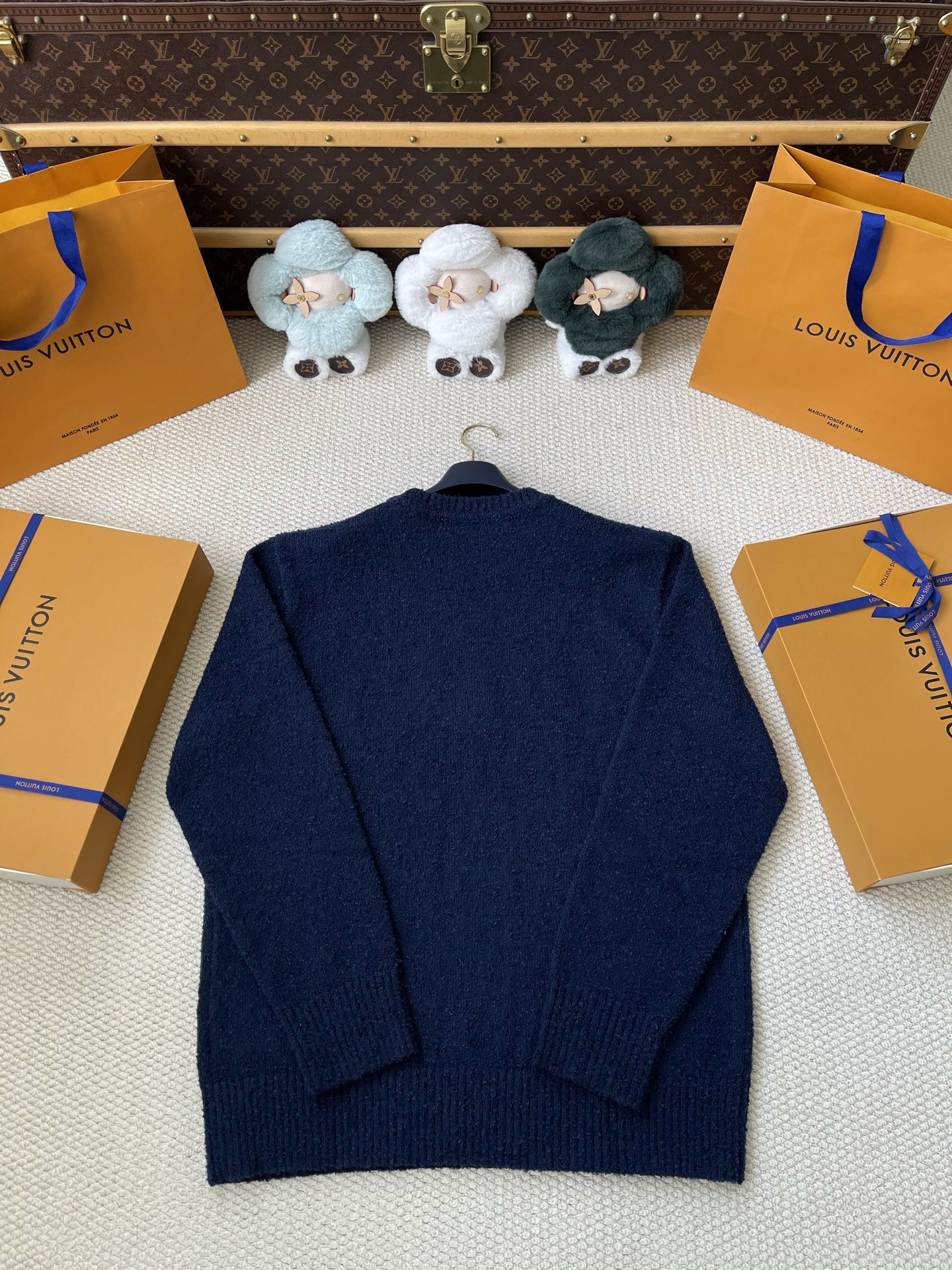 Script-Logo Crewneck Sweater — product photograph