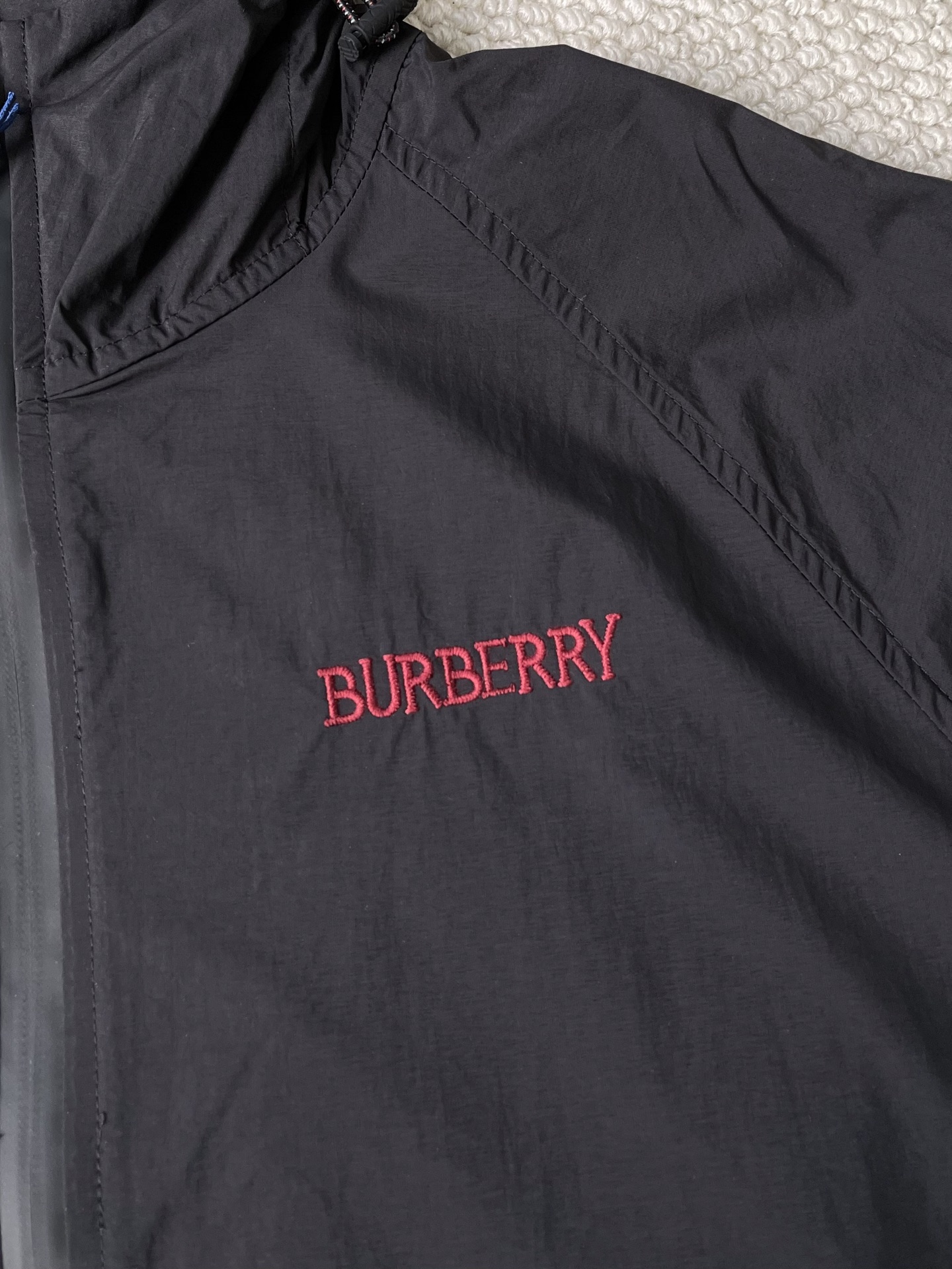 Layered-Horse Back Windbreaker — product photograph