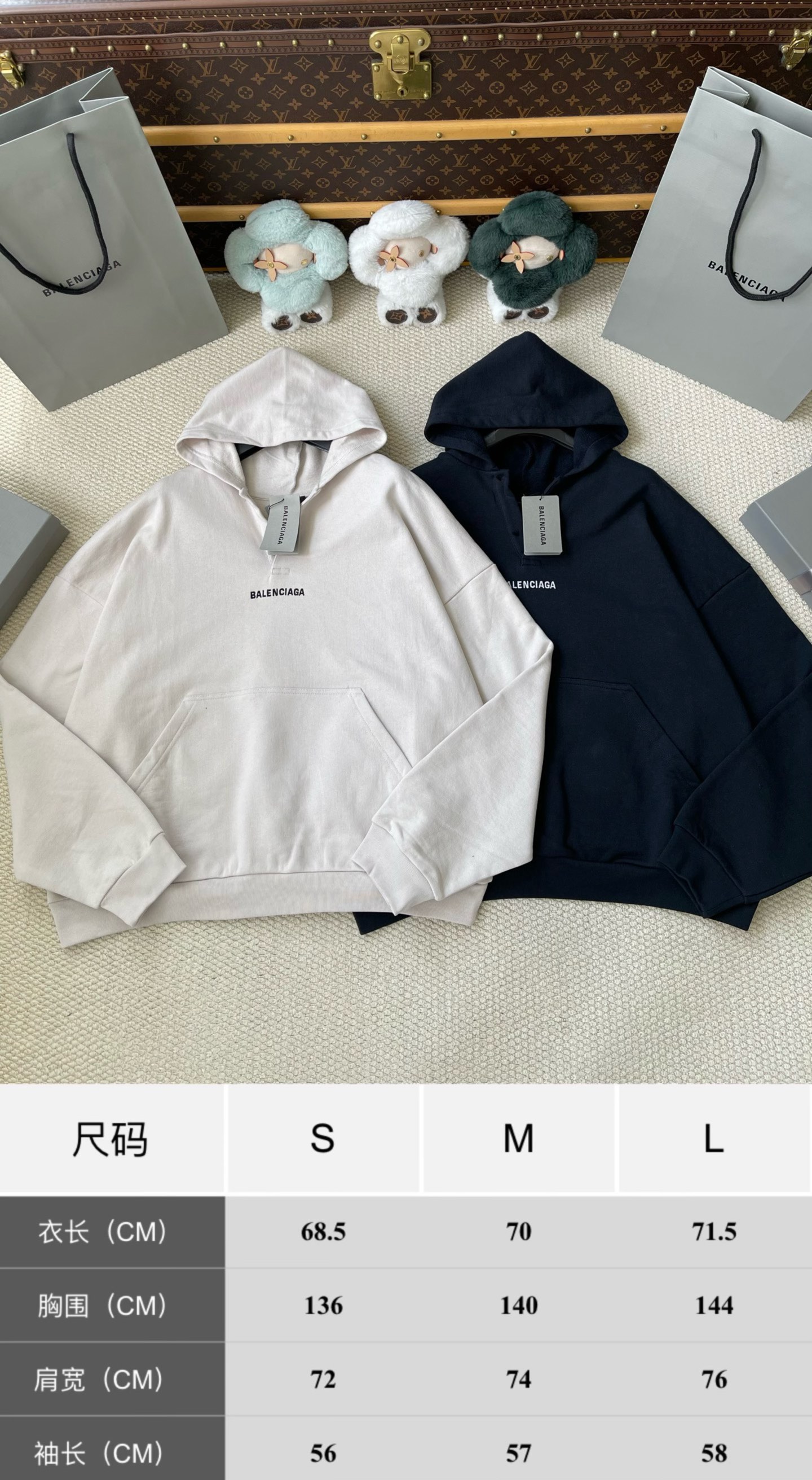 Back-Wordmark Half-Zip Hoodie — product photograph