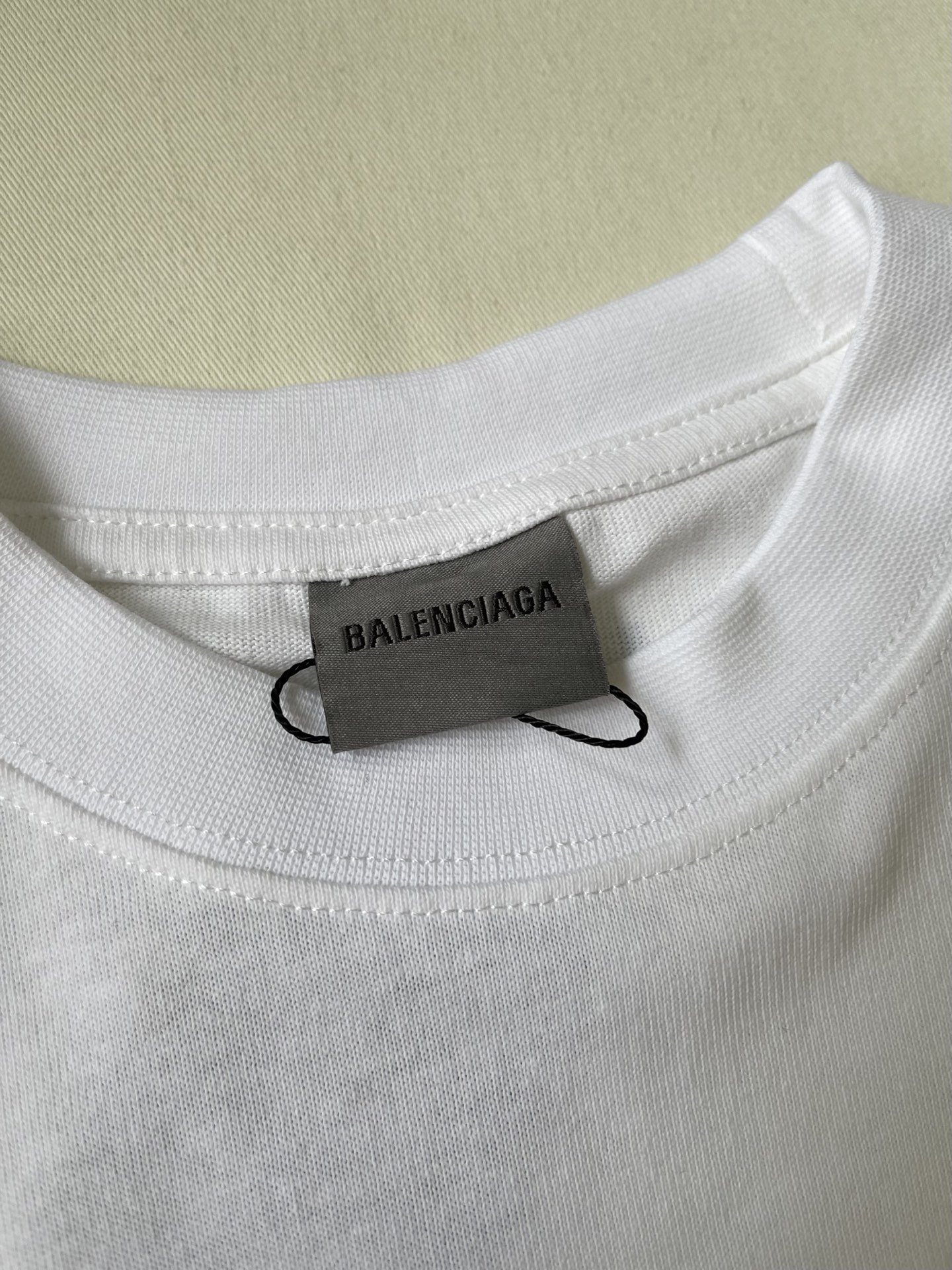 Rainbow Repeat-Lettering T-Shirt — product photograph
