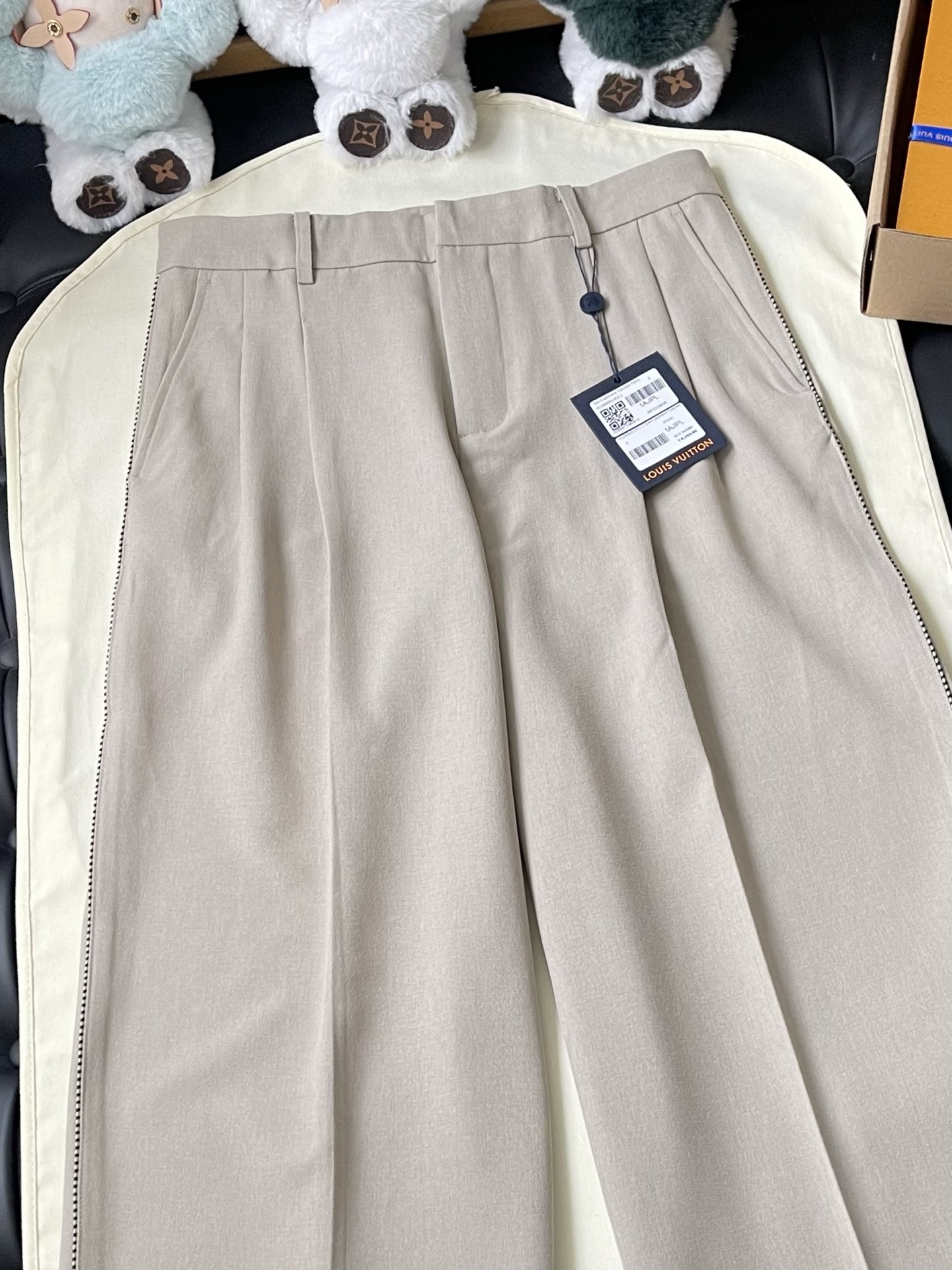 Pleated Wide-Leg Trousers — product photograph