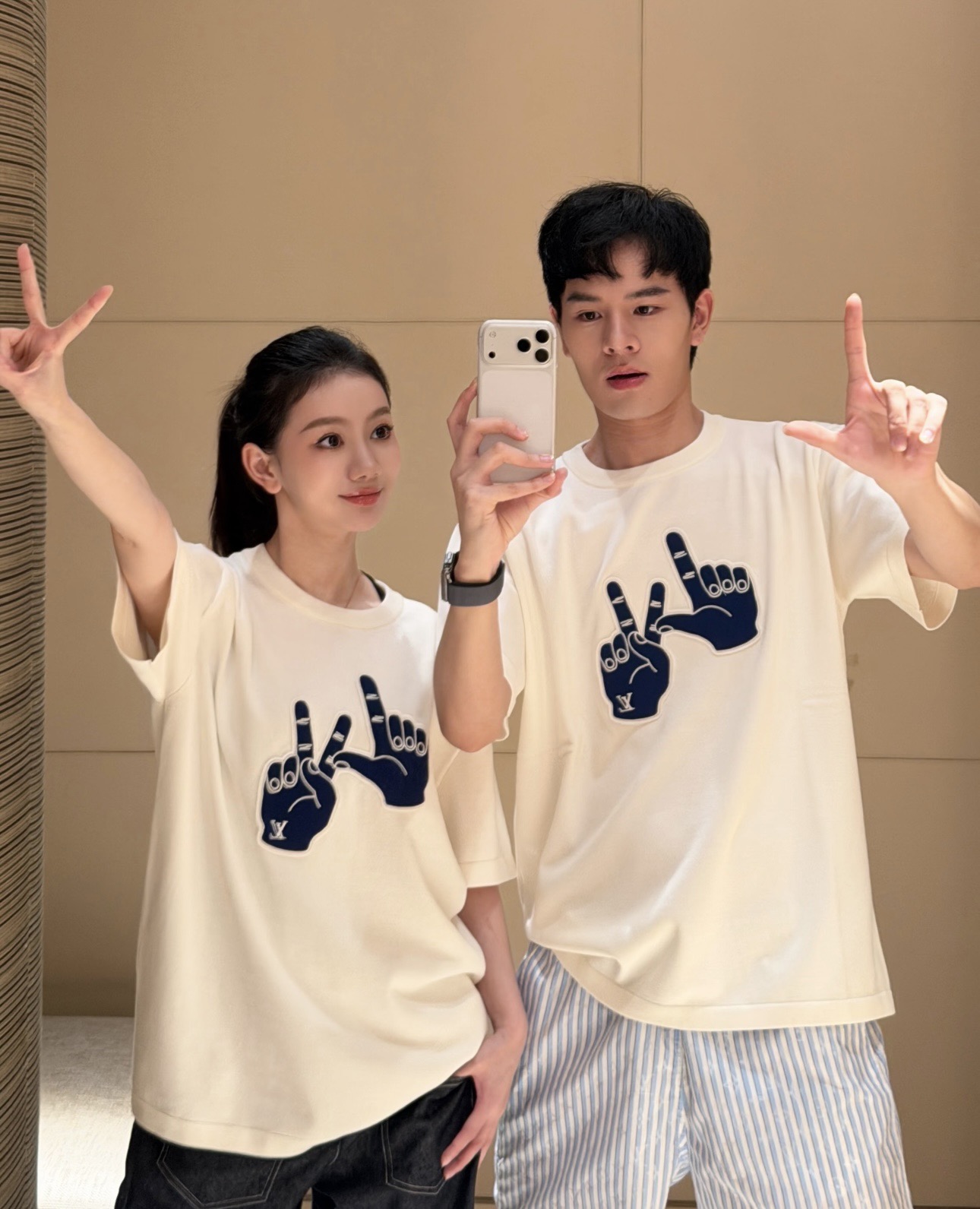 Hand-Sign Graphic T-Shirt — product photograph