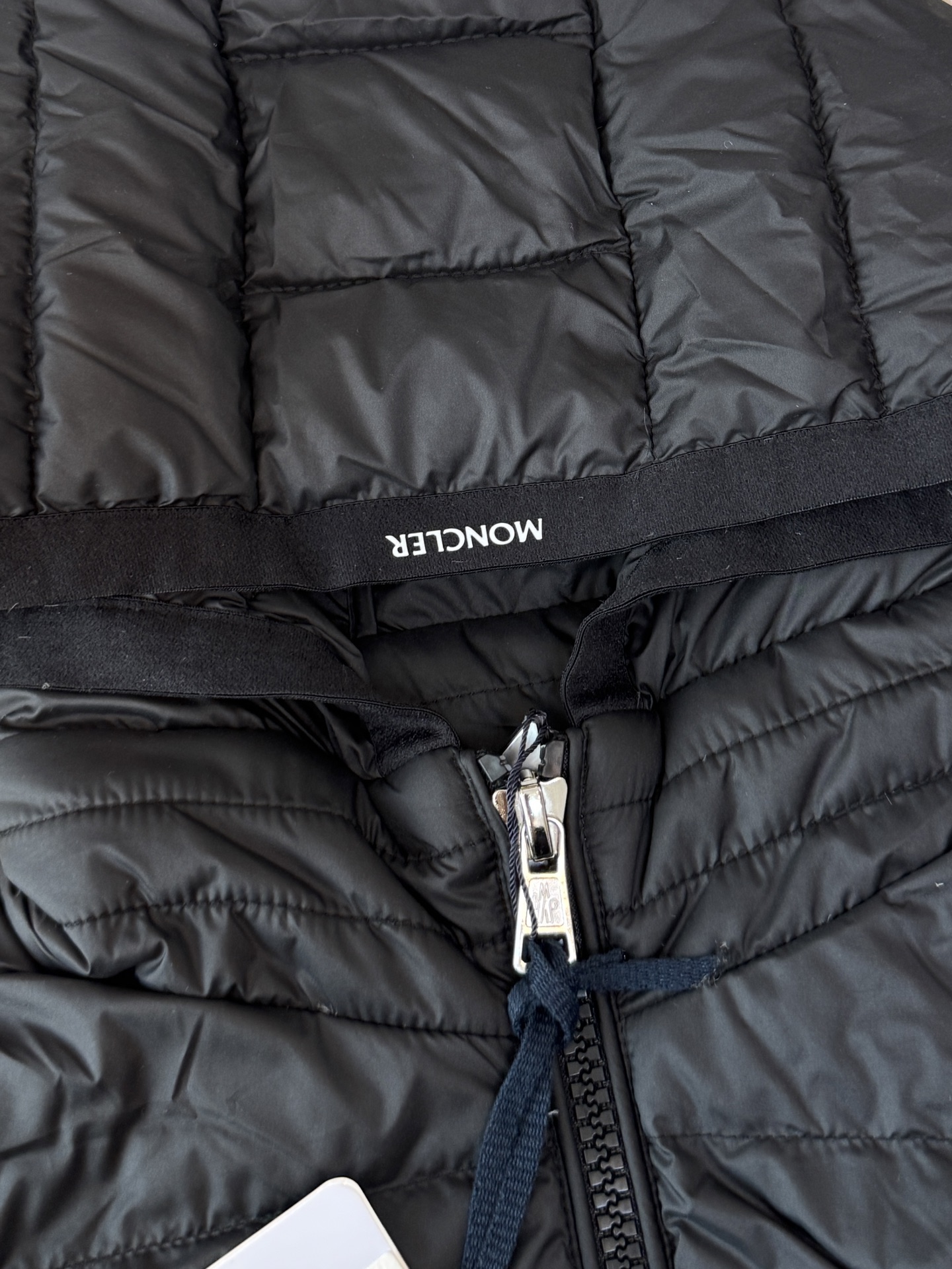 Fine-Quilt Hooded Puffer — product photograph