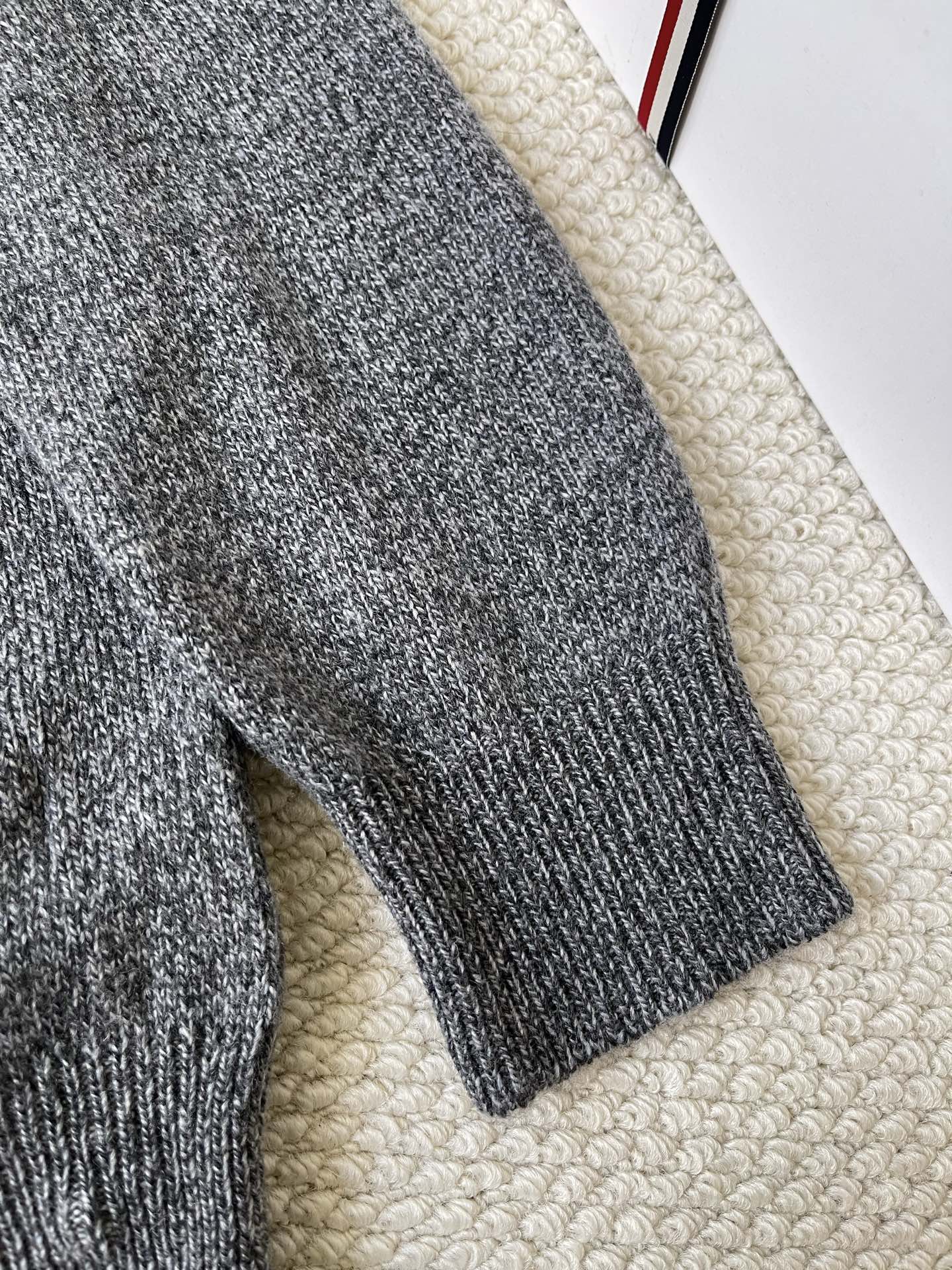 Sleeve-Pocket Crewneck Sweater — product photograph