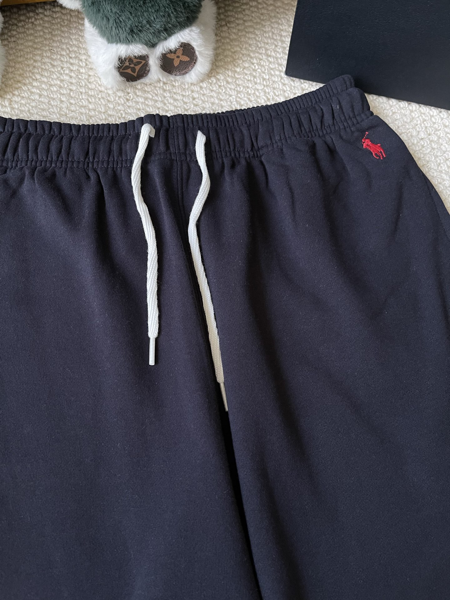 Pony-Embroidered Wide-Leg Sweatpants — product photograph