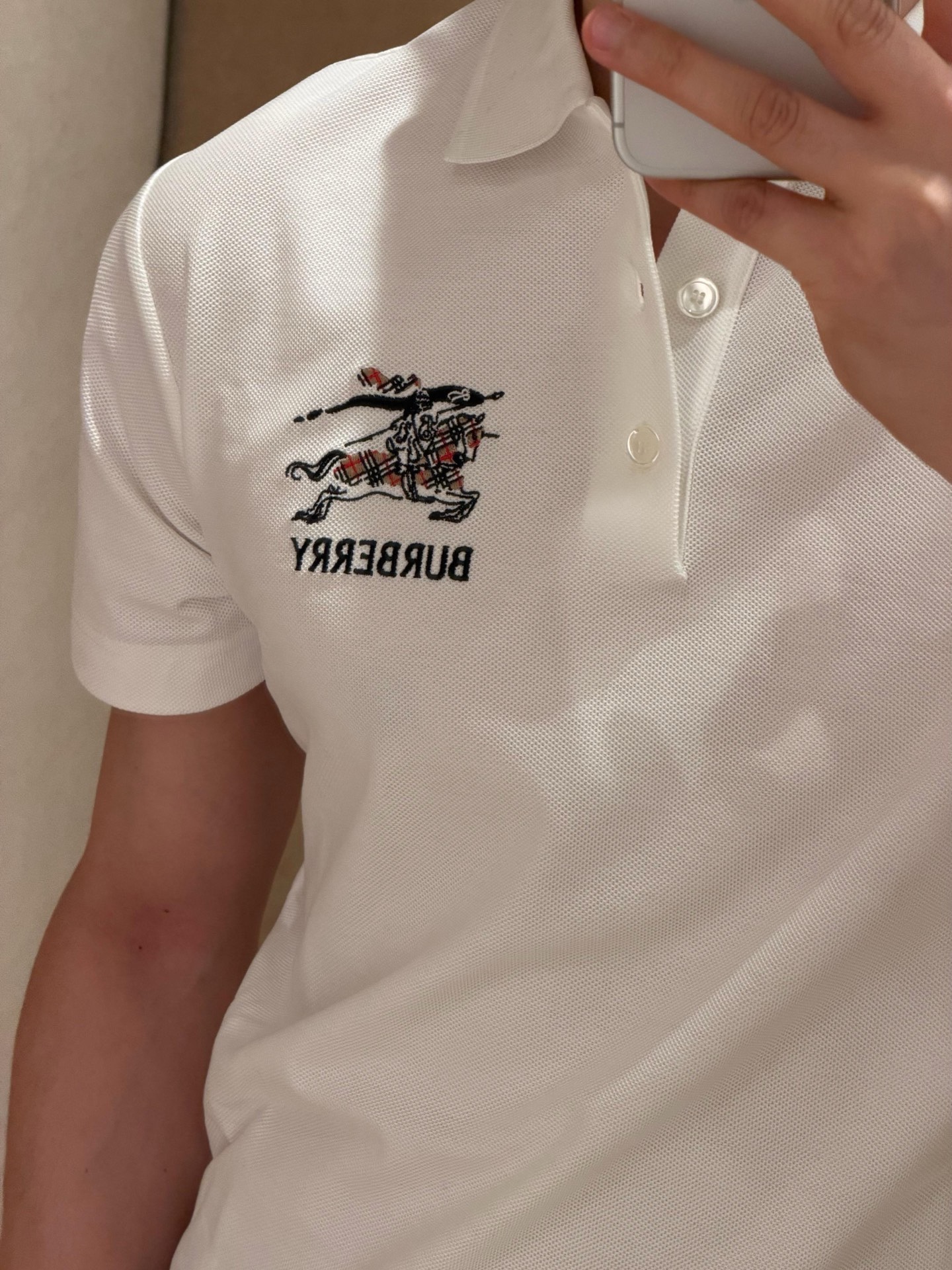 Knight Crest Short-Sleeve Polo — product photograph
