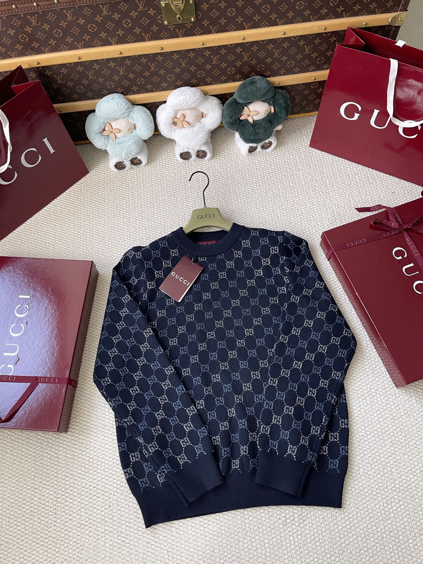Allover GG Crewneck Sweater — product photograph
