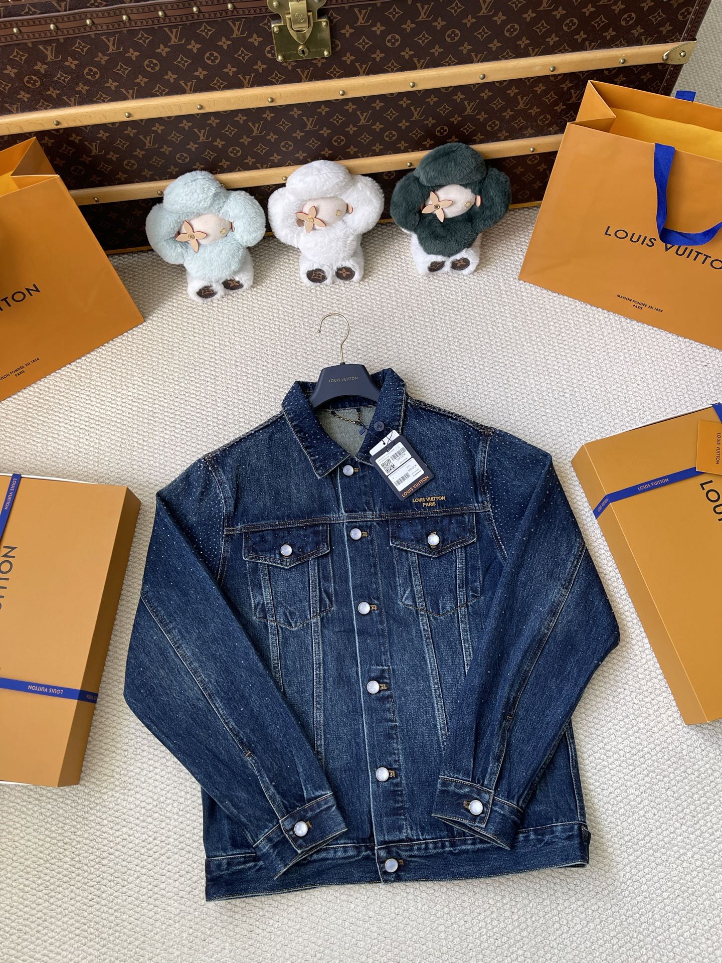 Small-Wordmark Denim Jacket — product photograph