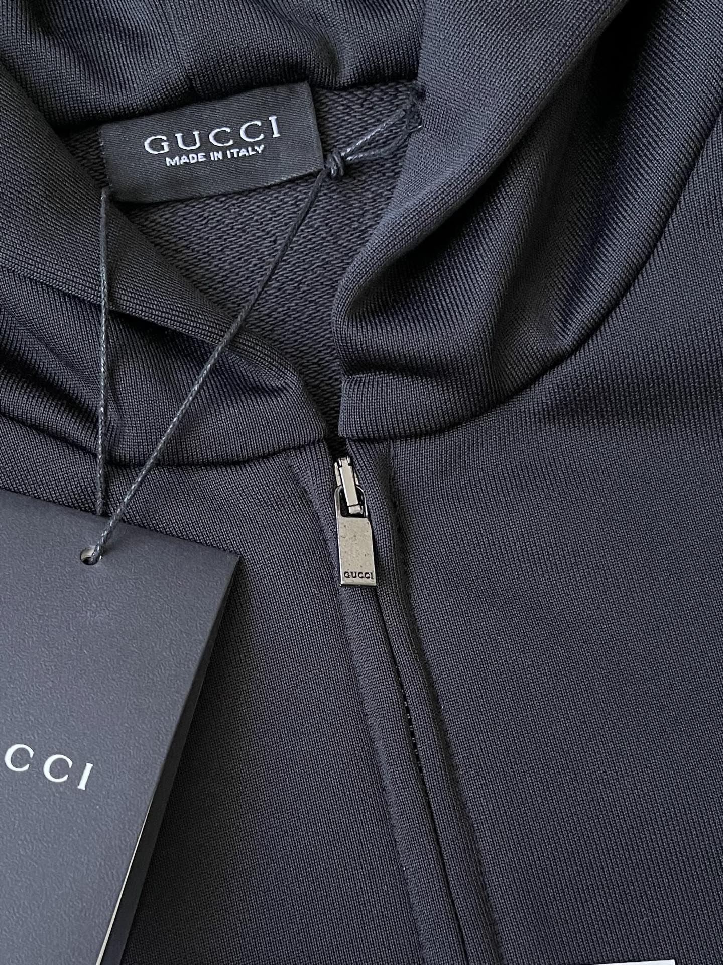 Web-Stripe Hooded Jacket and Trousers Separates — product photograph