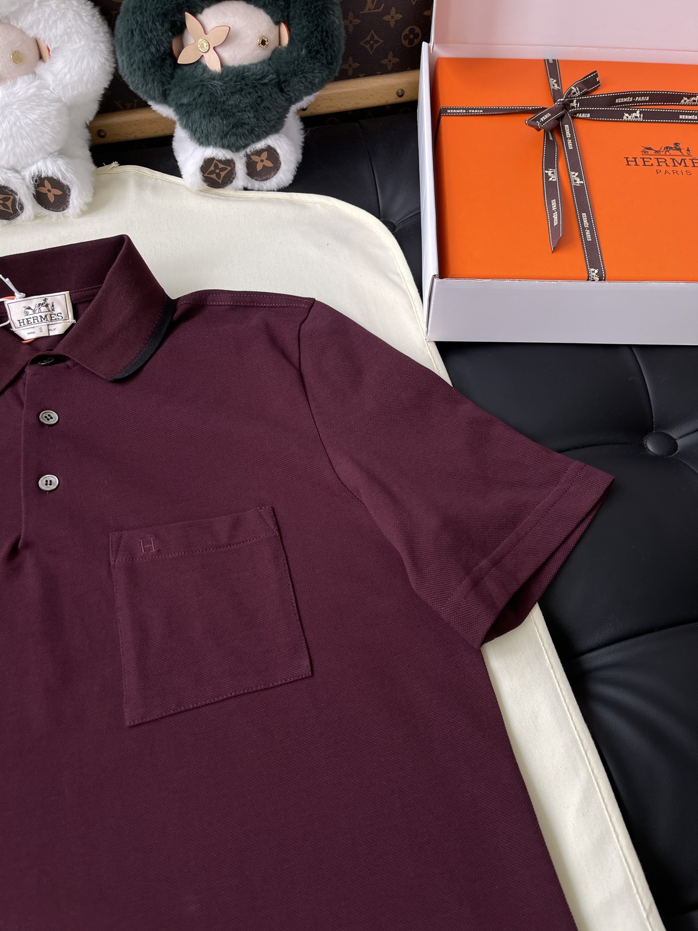 Patch-Pocket Short-Sleeve Polo — product photograph