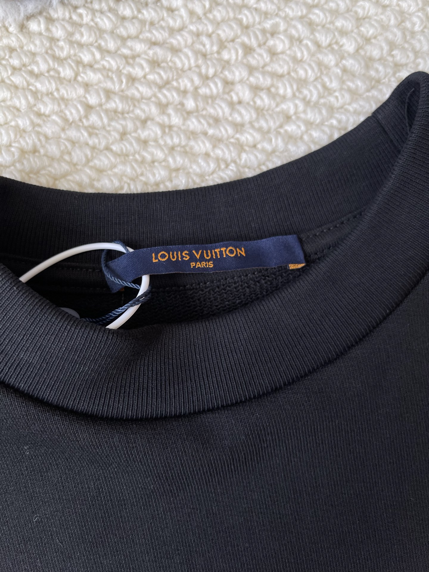 Monogram-Hem Crewneck Sweatshirt — product photograph