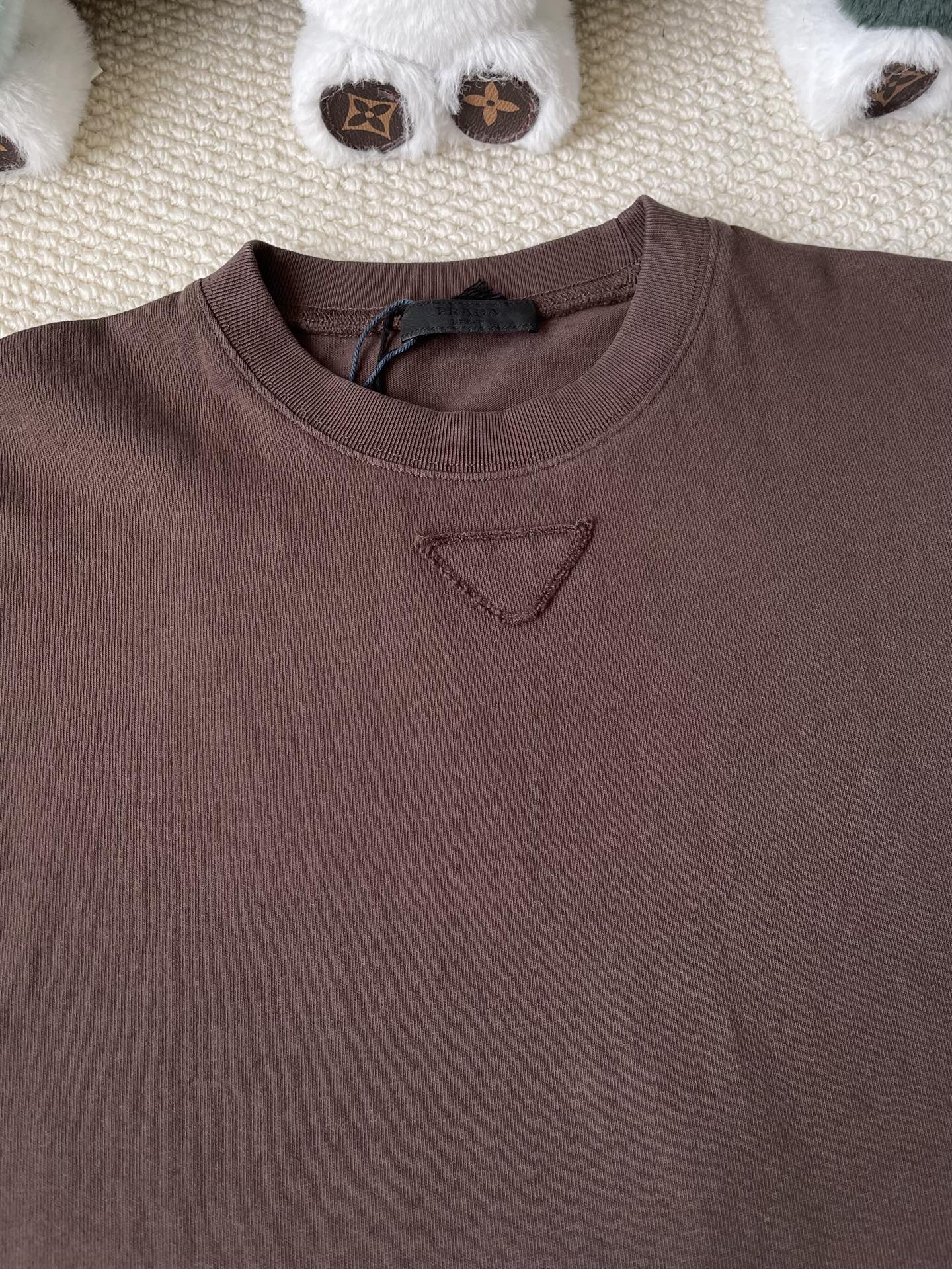 Triangle-Detail Long-Sleeve Top — product photograph