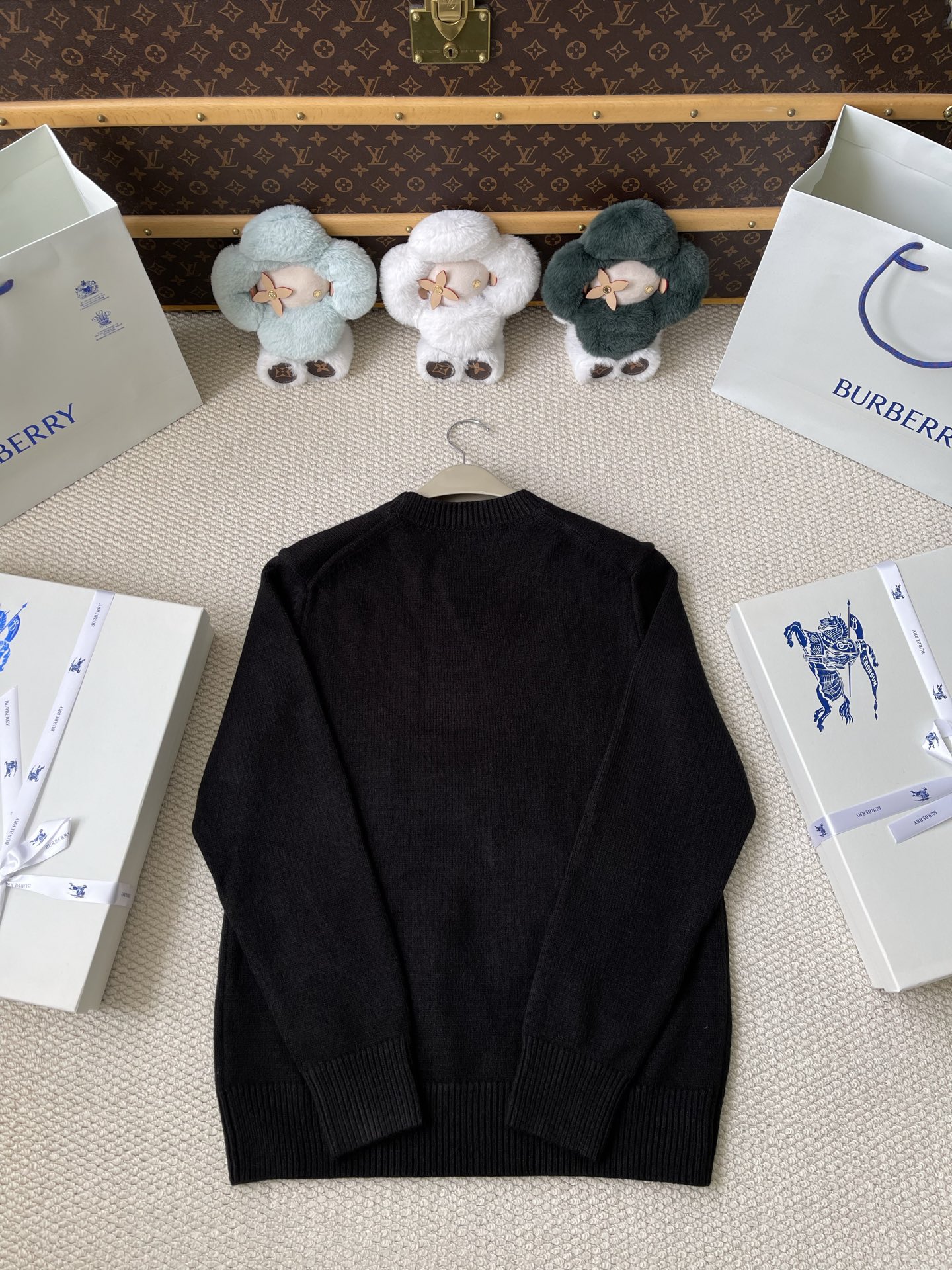 Horse-Graphic Wordmark Sweater — product photograph