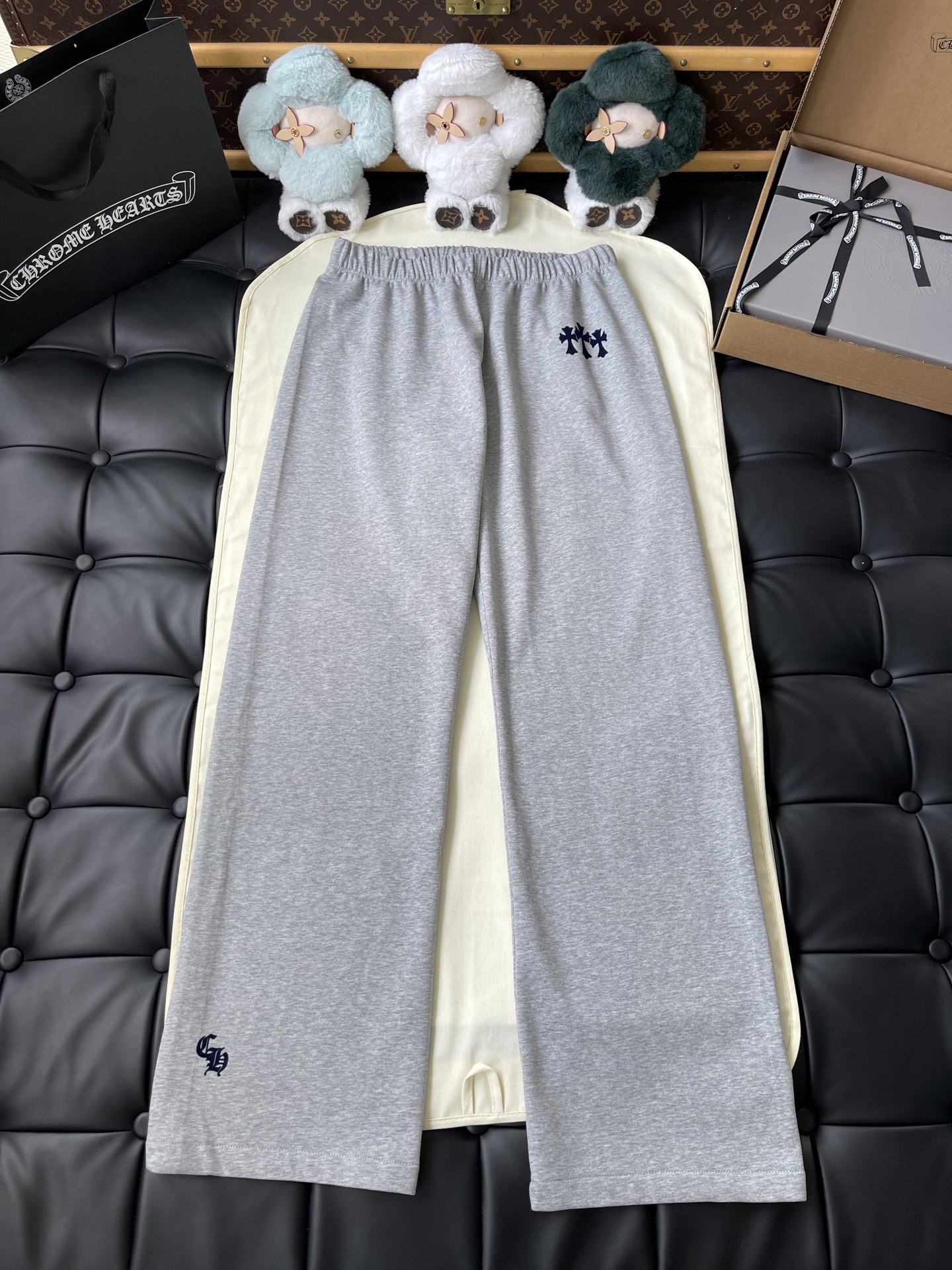 Triple-Cross Straight-Leg Sweatpants — product photograph
