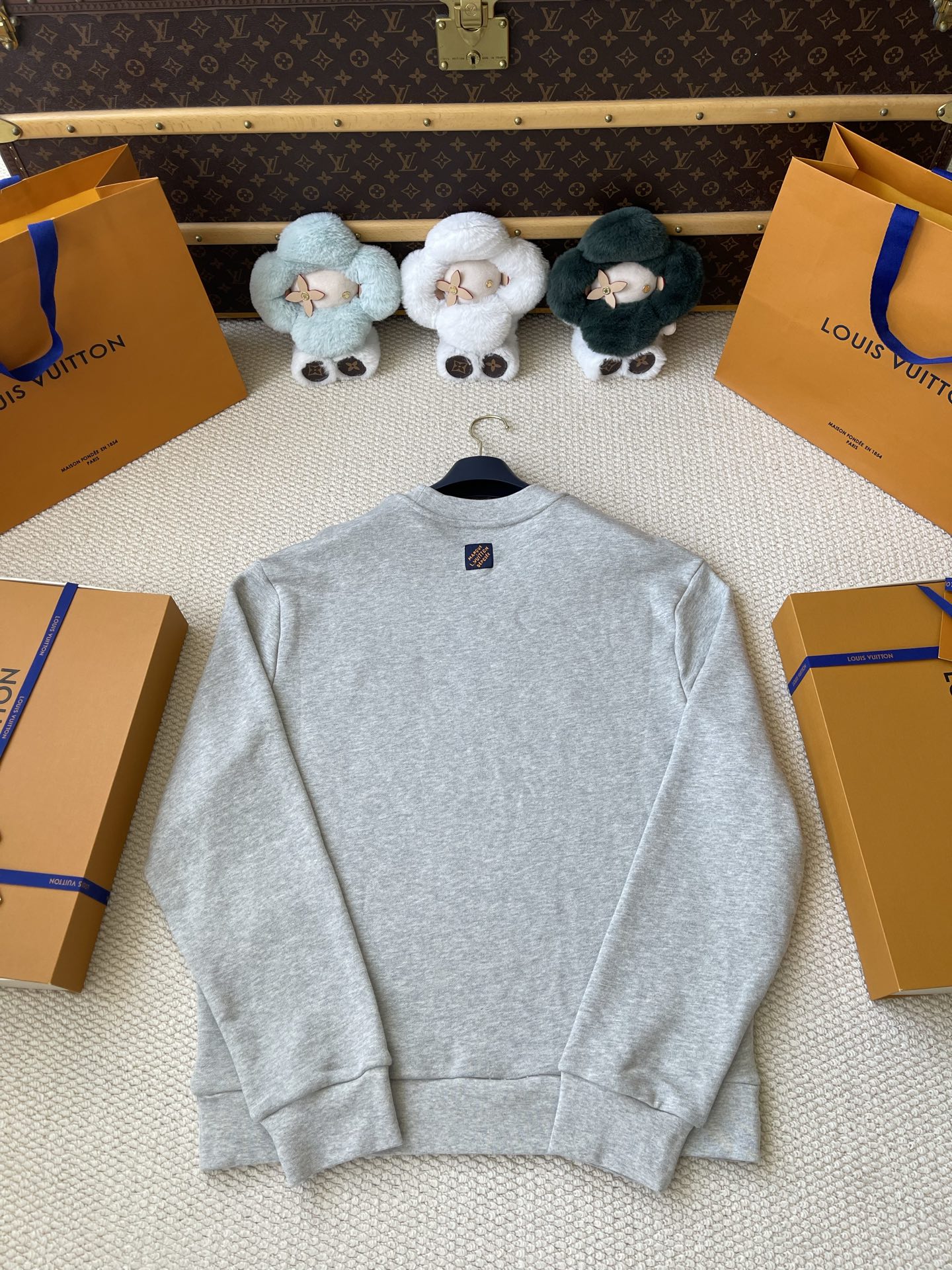 Script Lettering Crewneck Sweatshirt — product photograph