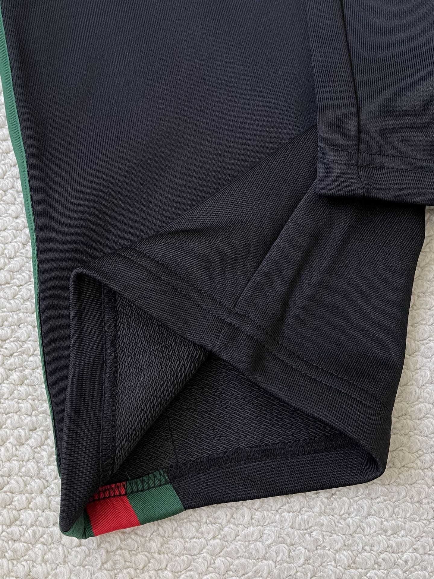 Web-Stripe Hooded Jacket and Trousers Separates — product photograph