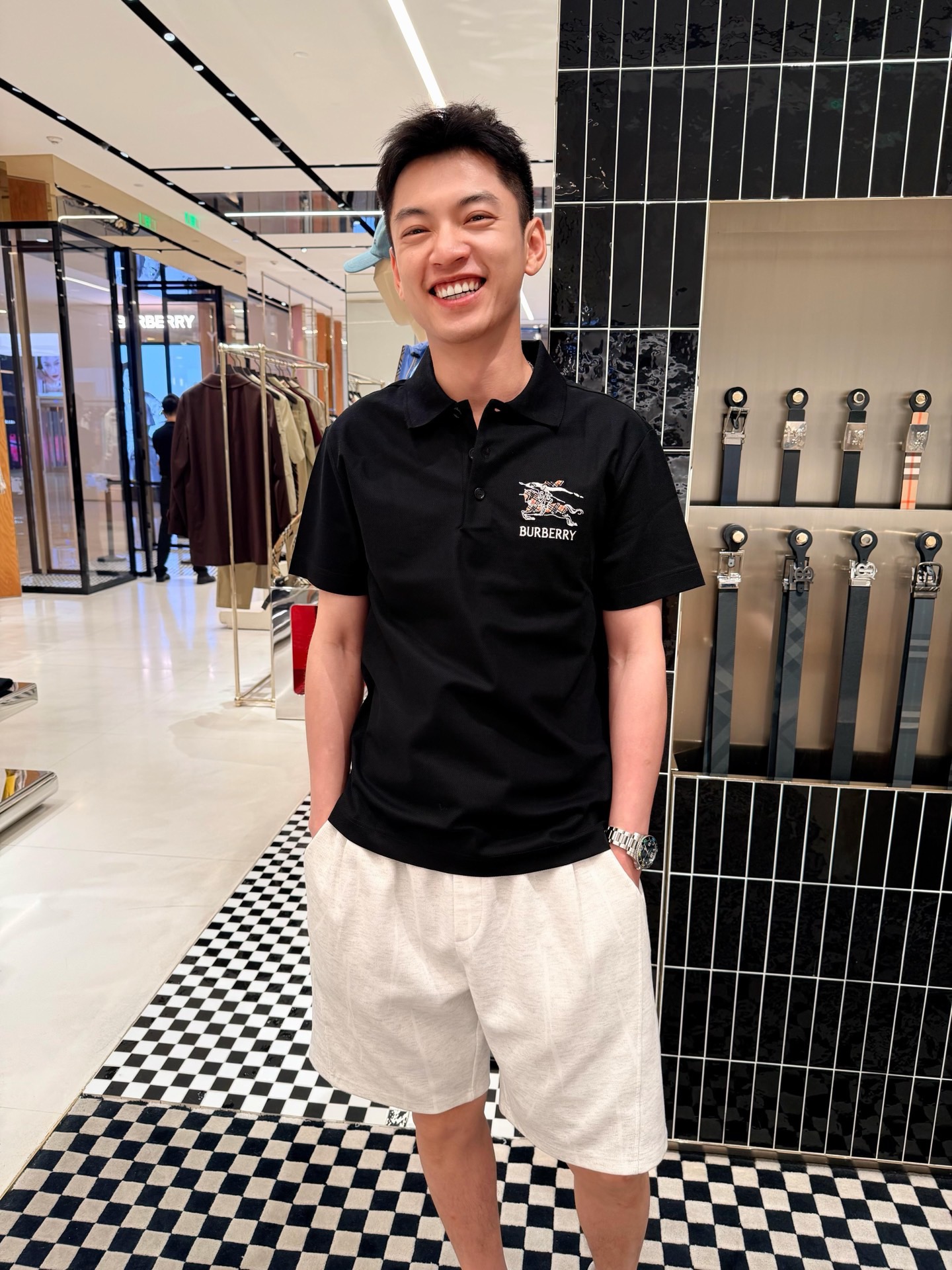 Knight Crest Short-Sleeve Polo — product photograph