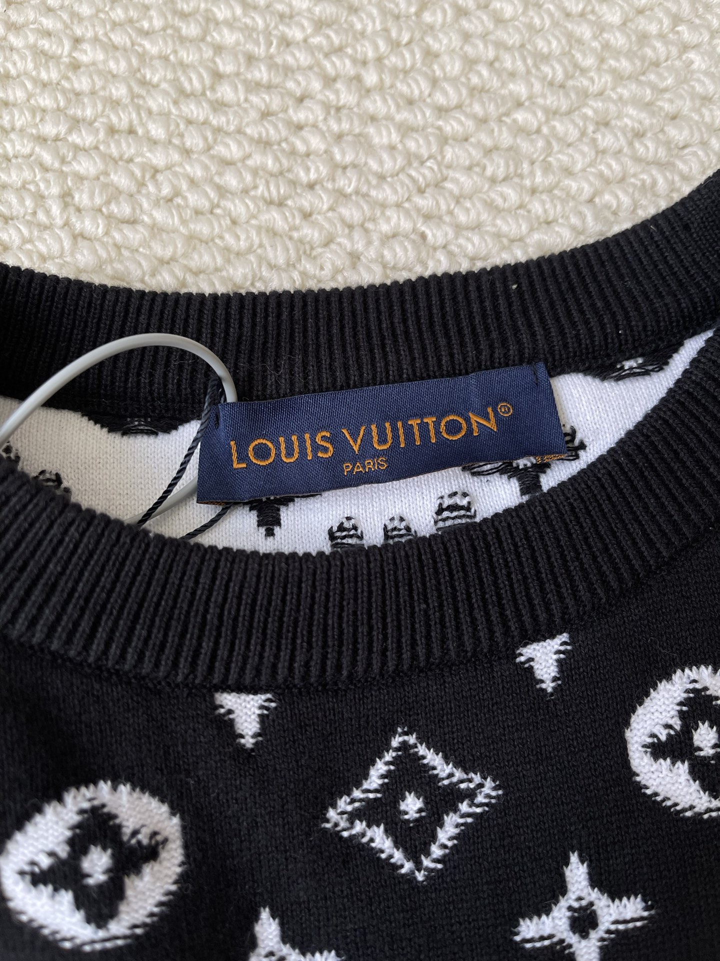 Gradient-Monogram Crewneck Sweater — product photograph