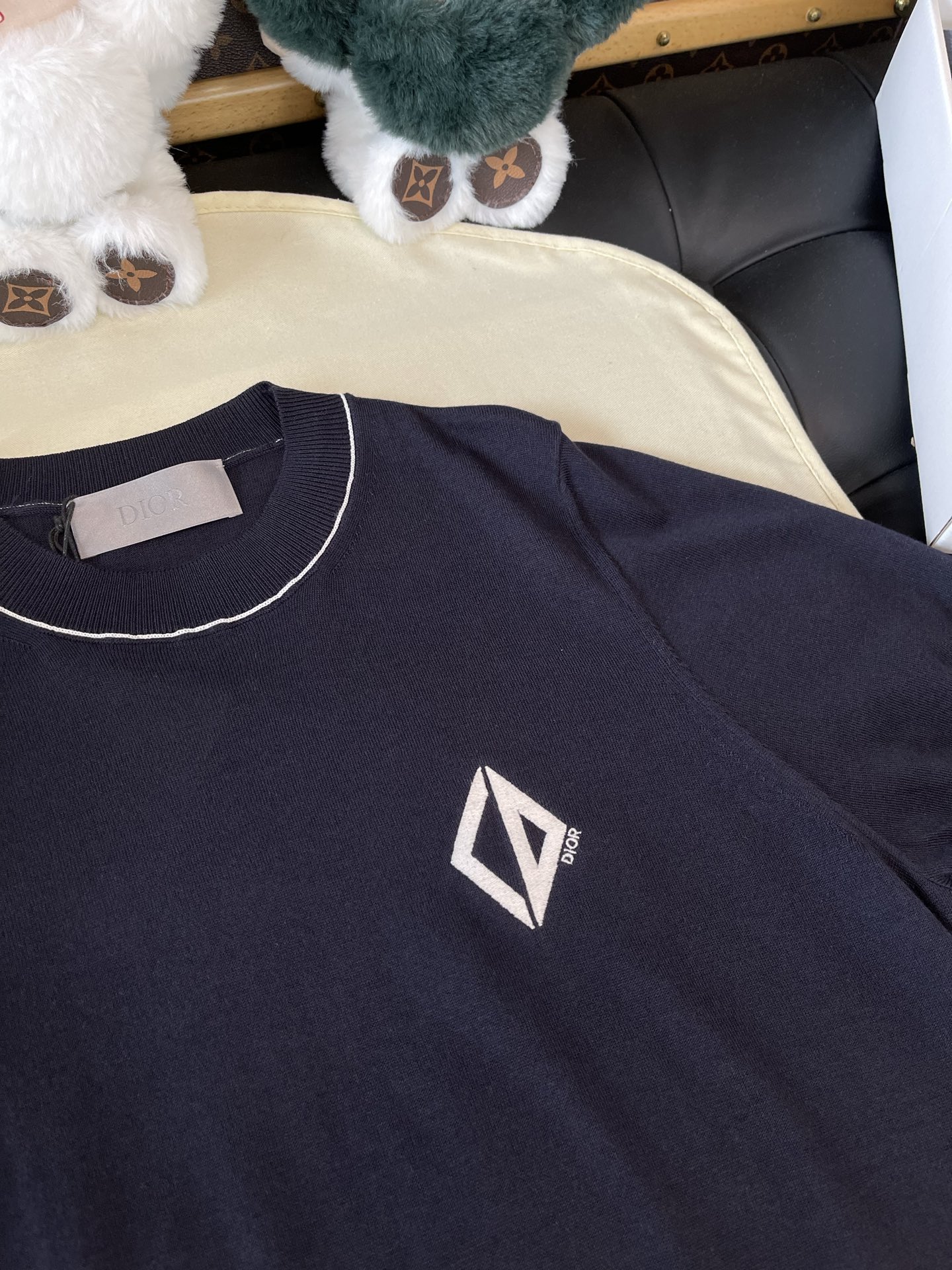 Diamond Emblem Knit T-Shirt — product photograph