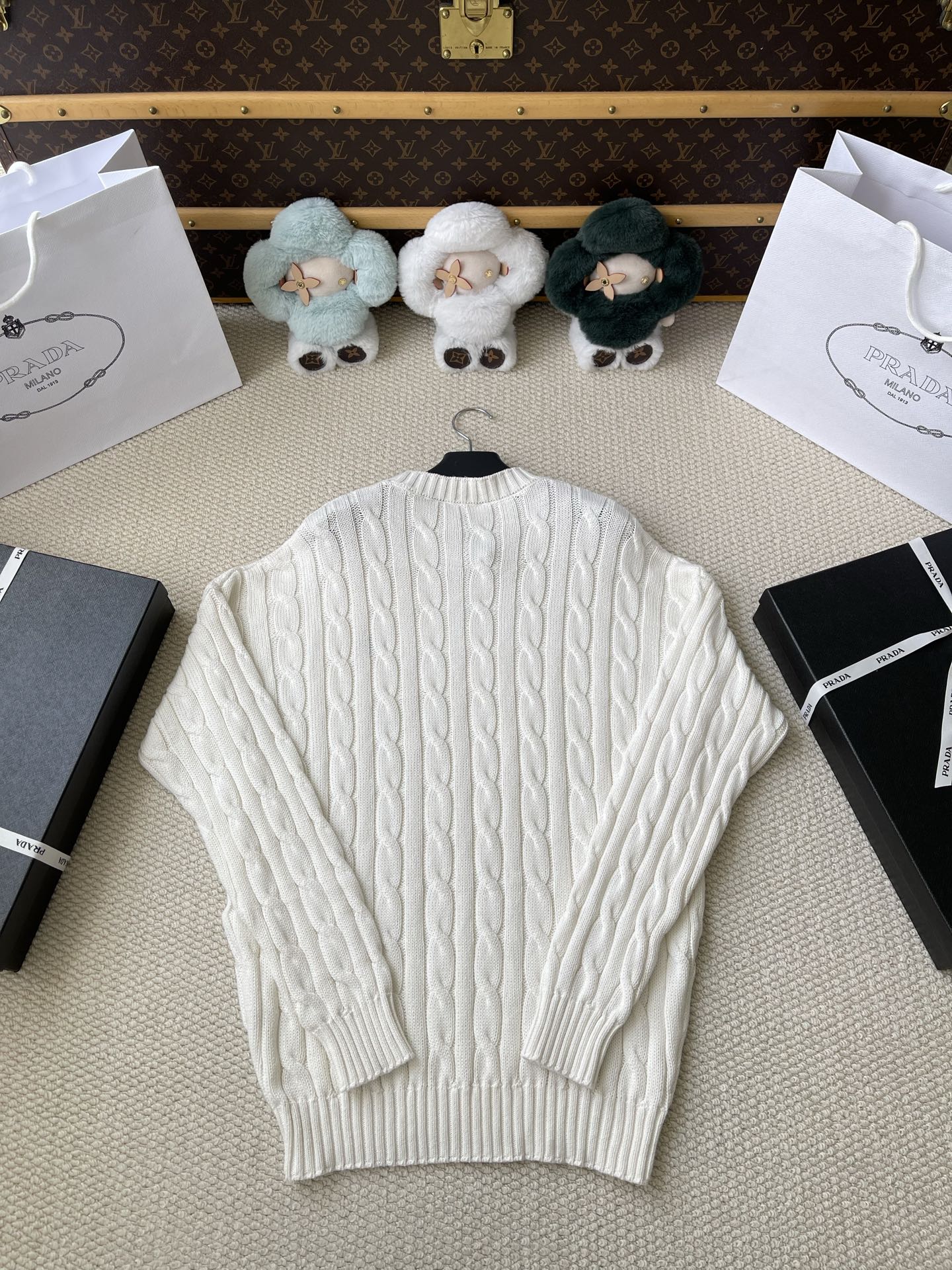 Crest Cable-Knit Sweater — product photograph