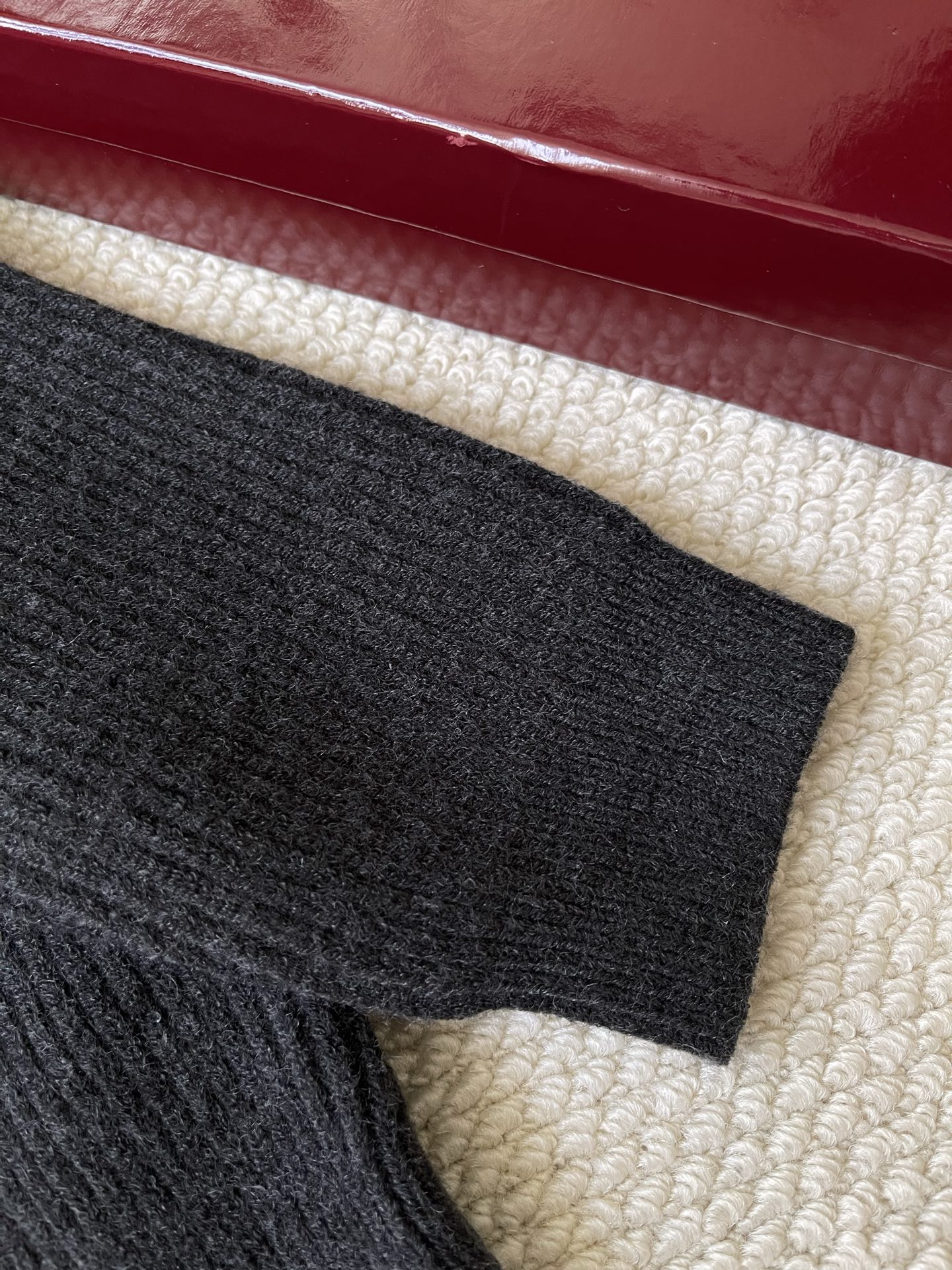Tonal Lettering Crewneck Sweater — product photograph