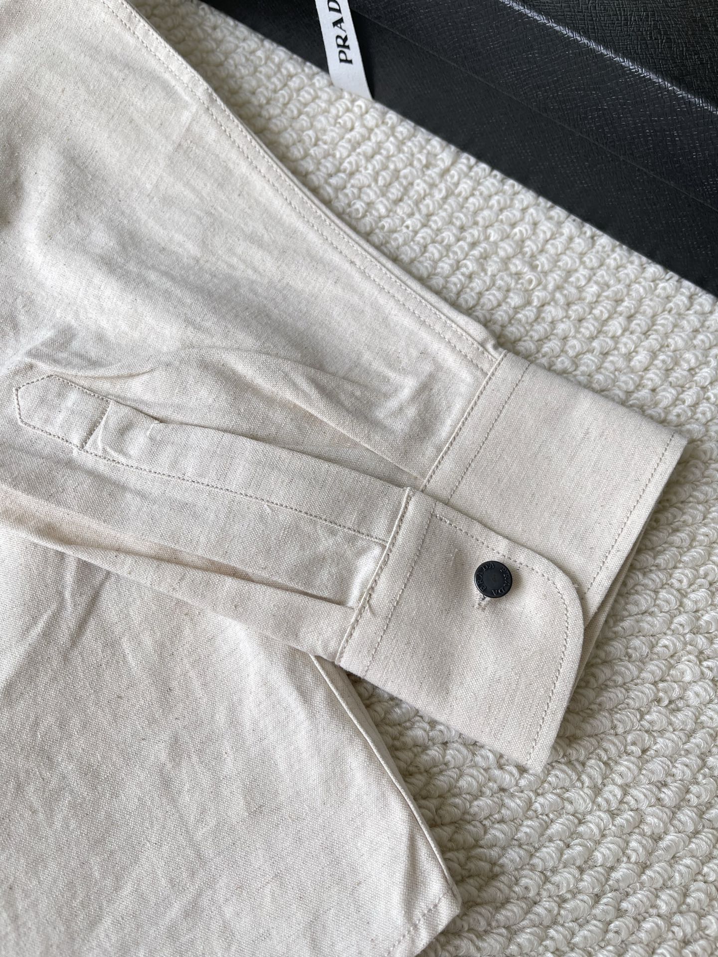 Triangle-Pocket Button-Down Shirt — product photograph