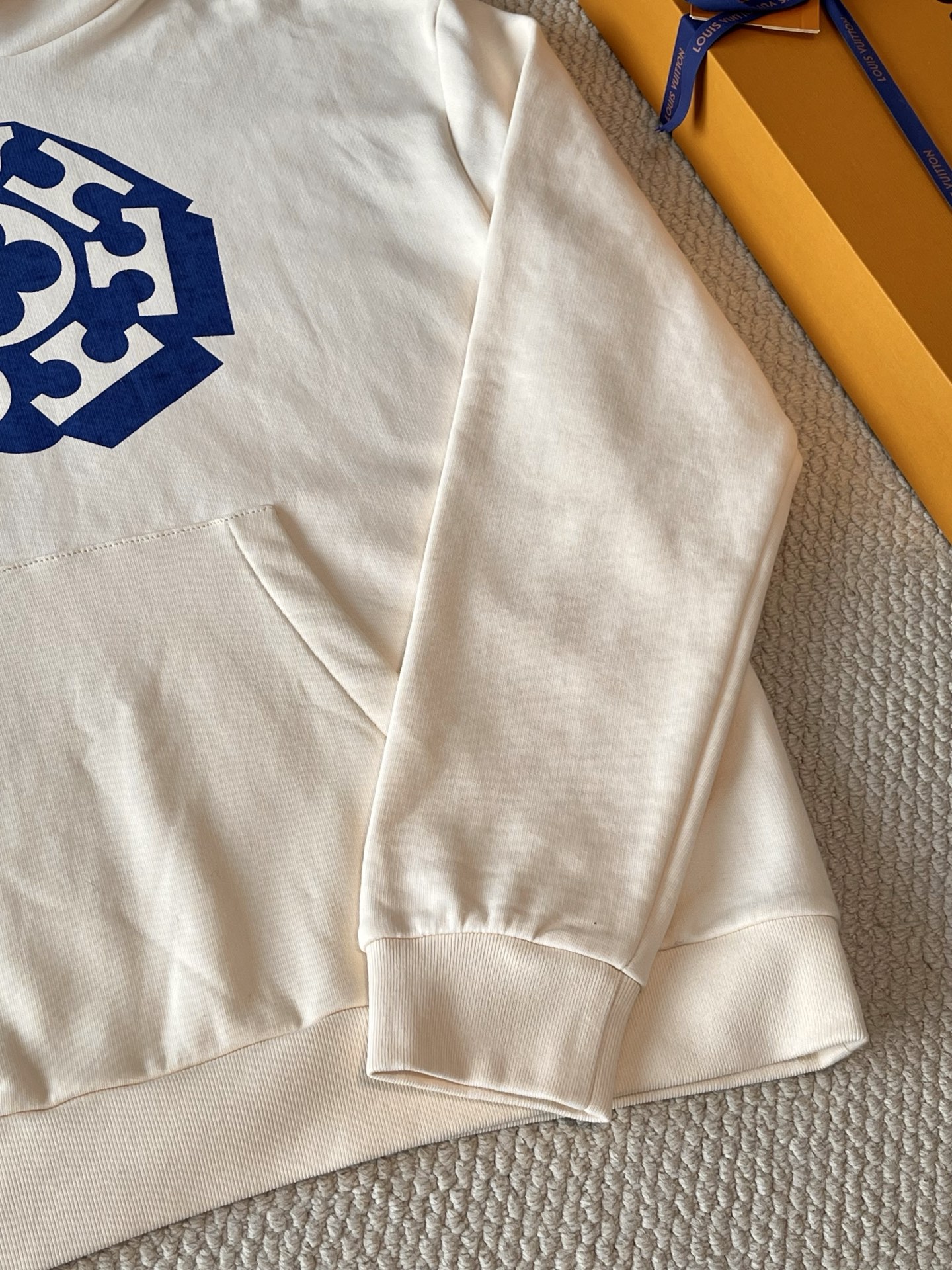 Circular Lettering Pullover Hoodie — product photograph