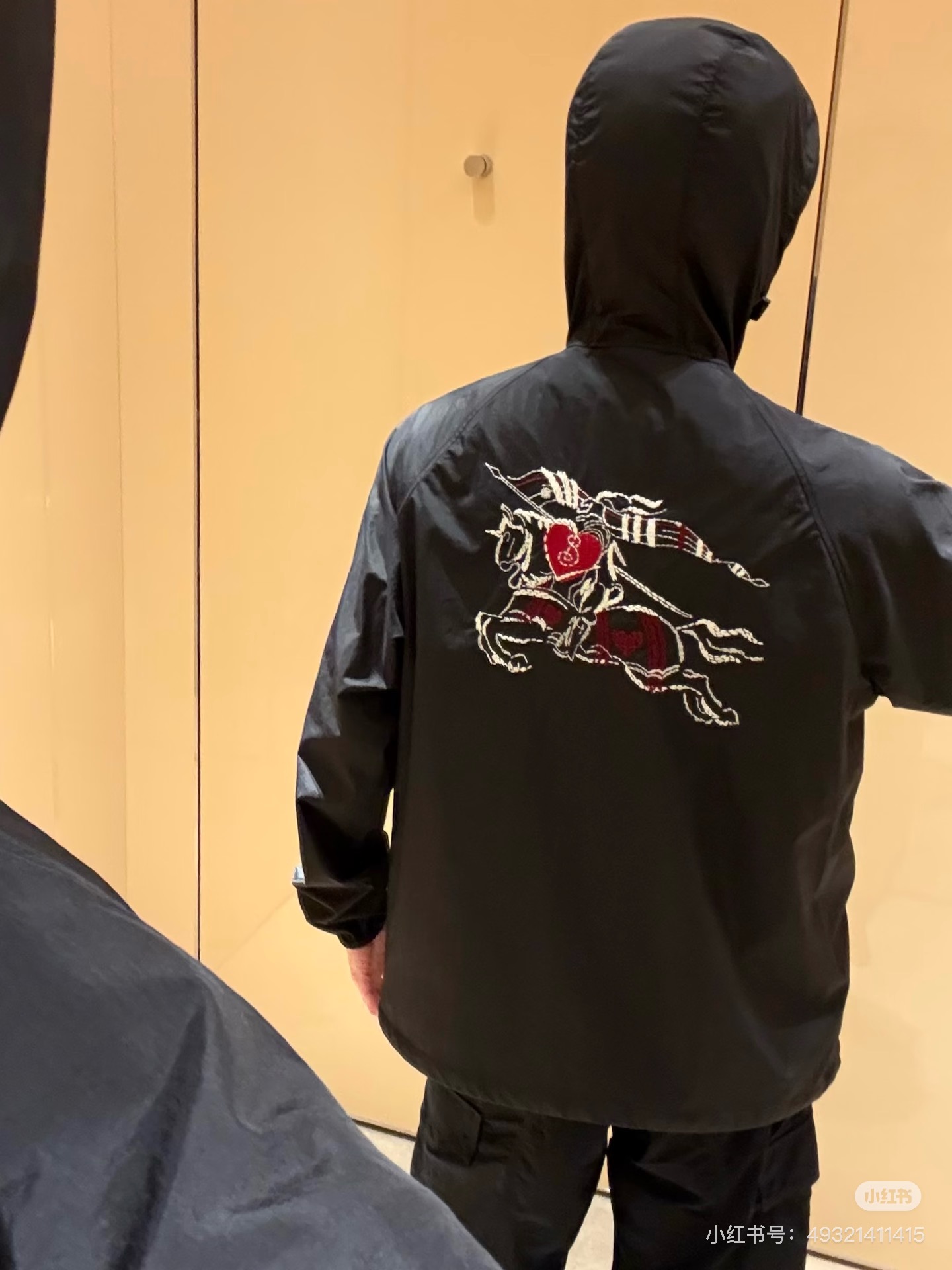Layered-Horse Back Windbreaker — product photograph