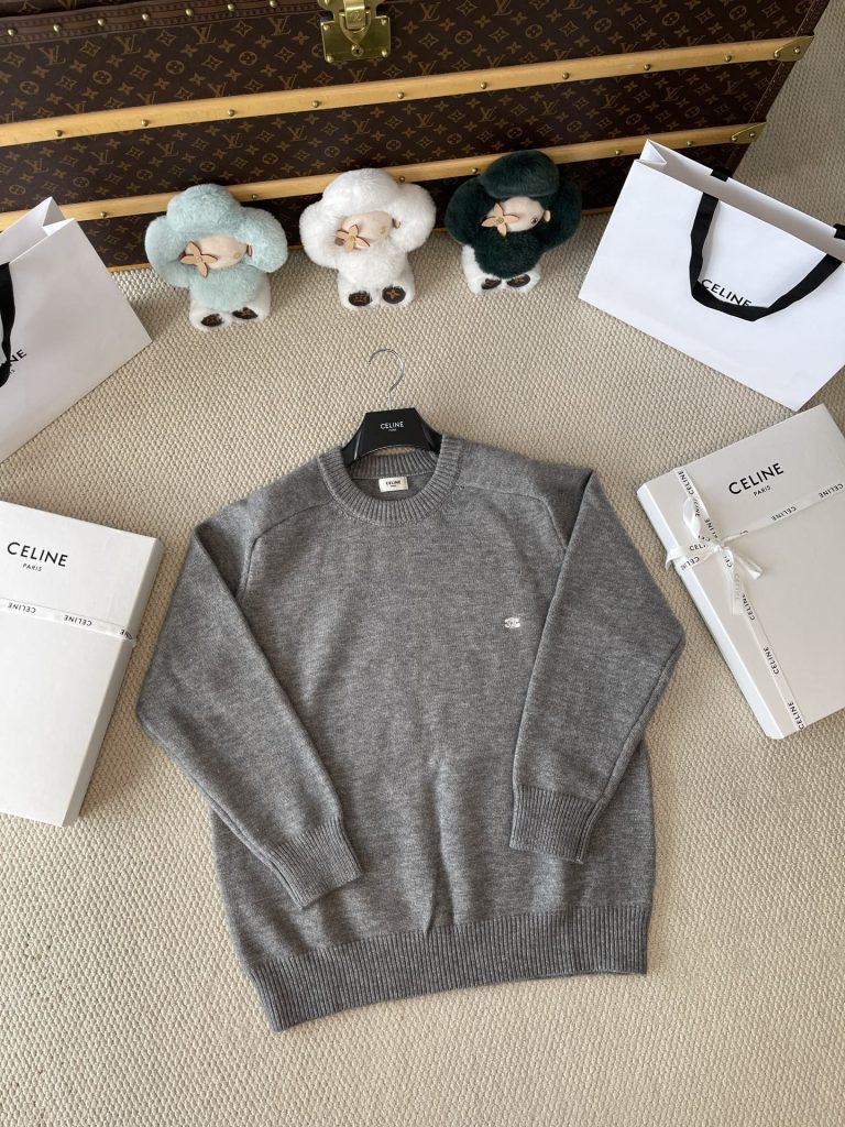 Small Triomphe Crewneck Sweater — product photograph