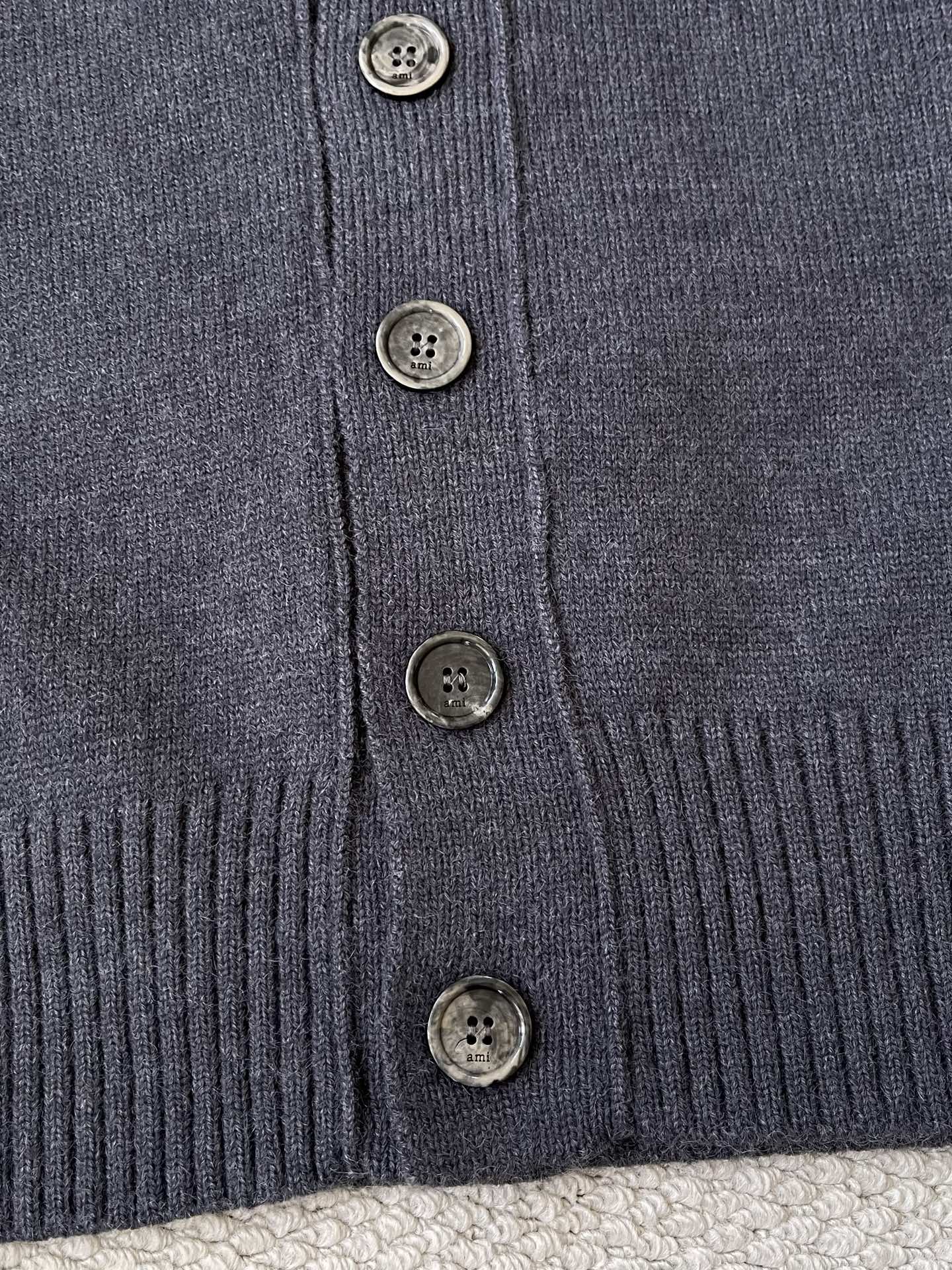 Heart-Logo V-Neck Cardigan — product photograph