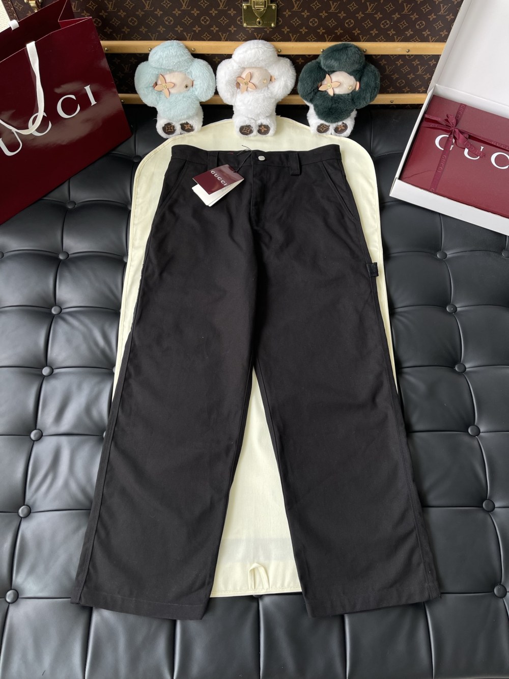 Flat-Front Tailored Trousers — product photograph