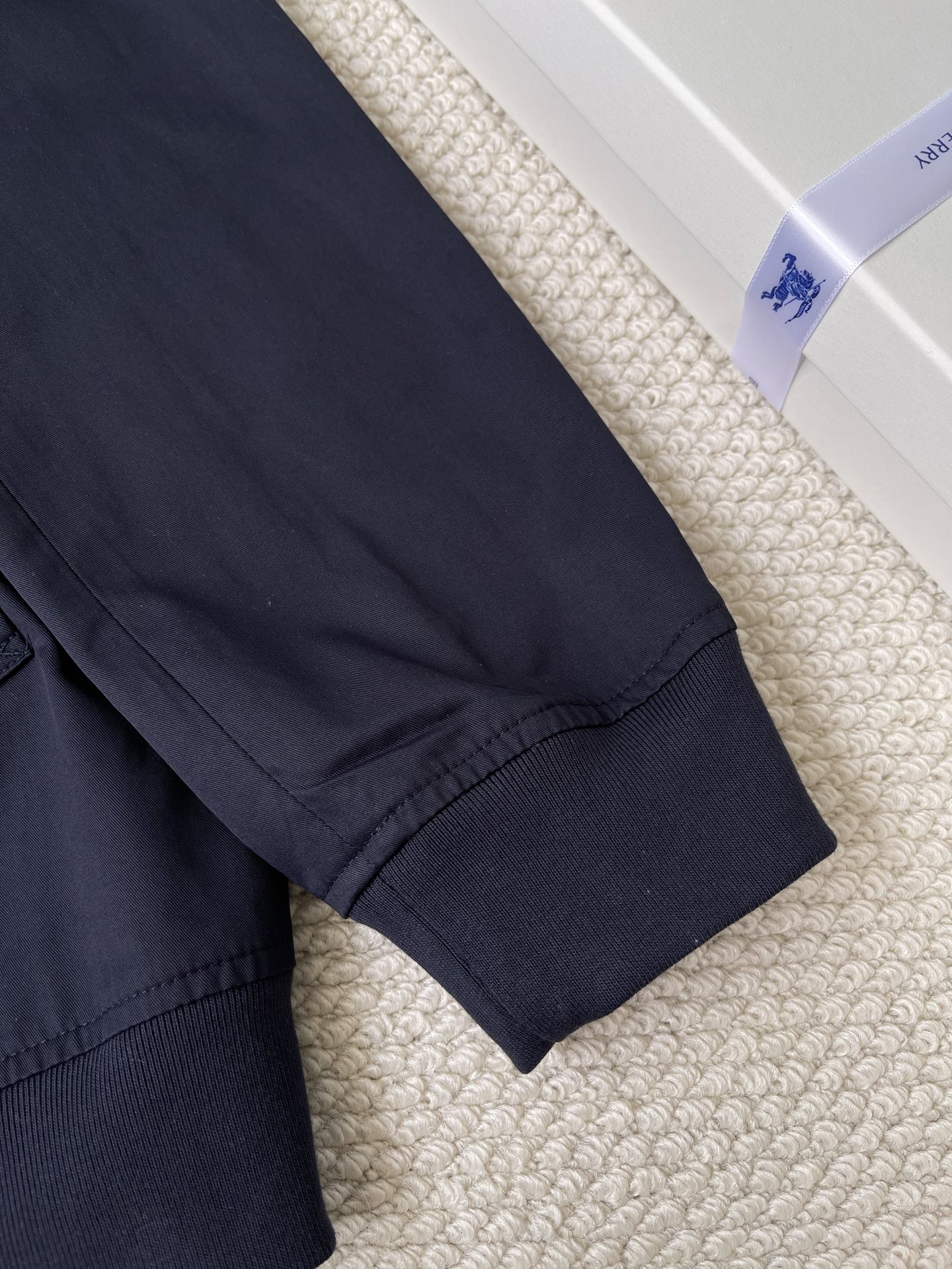 Check-Collar Zip Jacket — product photograph