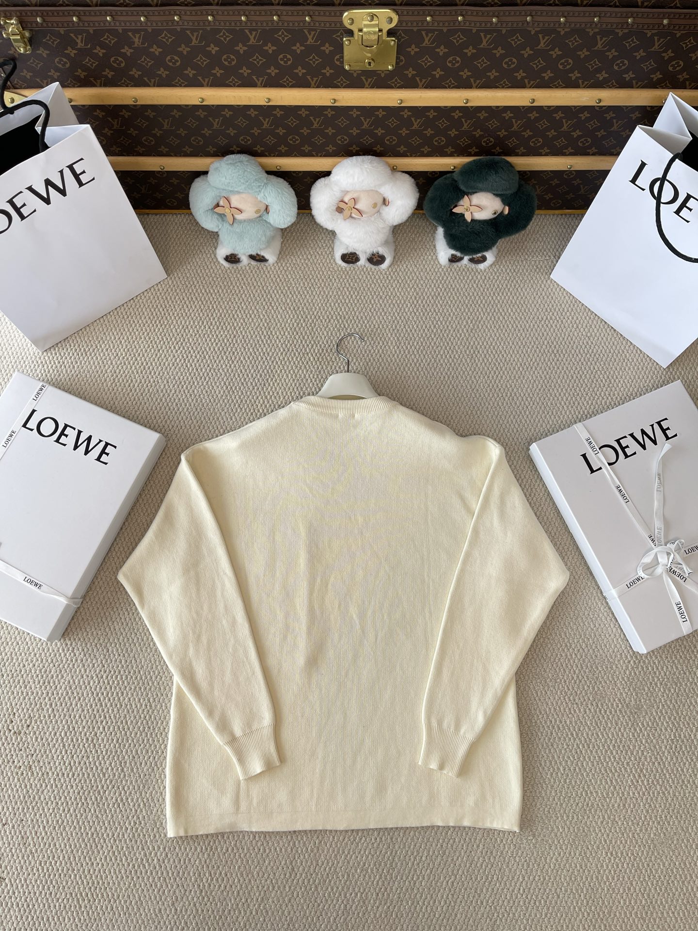 Anagram Pocket Crewneck Sweater — product photograph