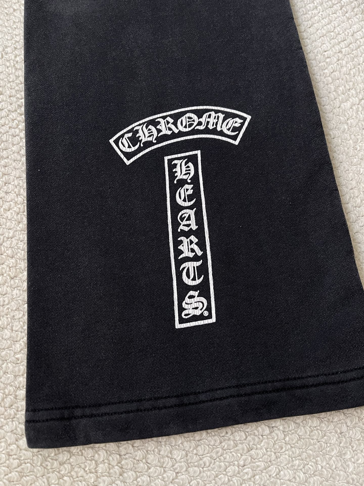Gothic-Letter Wide-Leg Sweatpants — product photograph