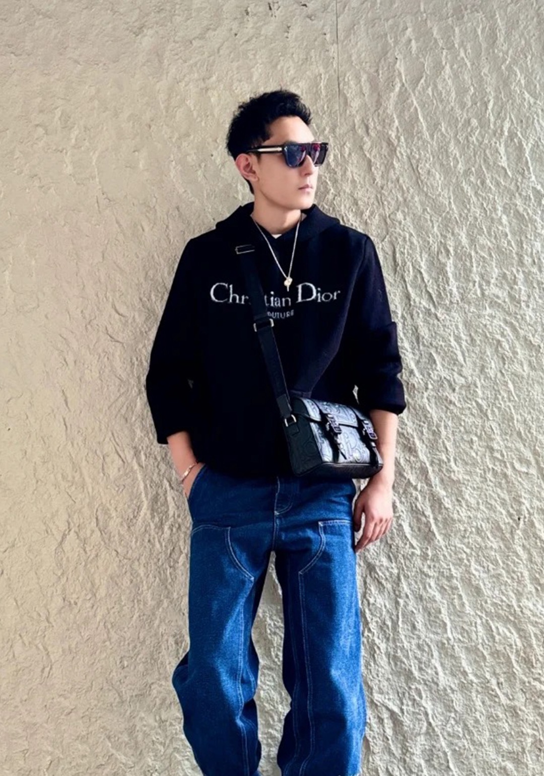 Couture-Wordmark Pullover Hoodie — product photograph