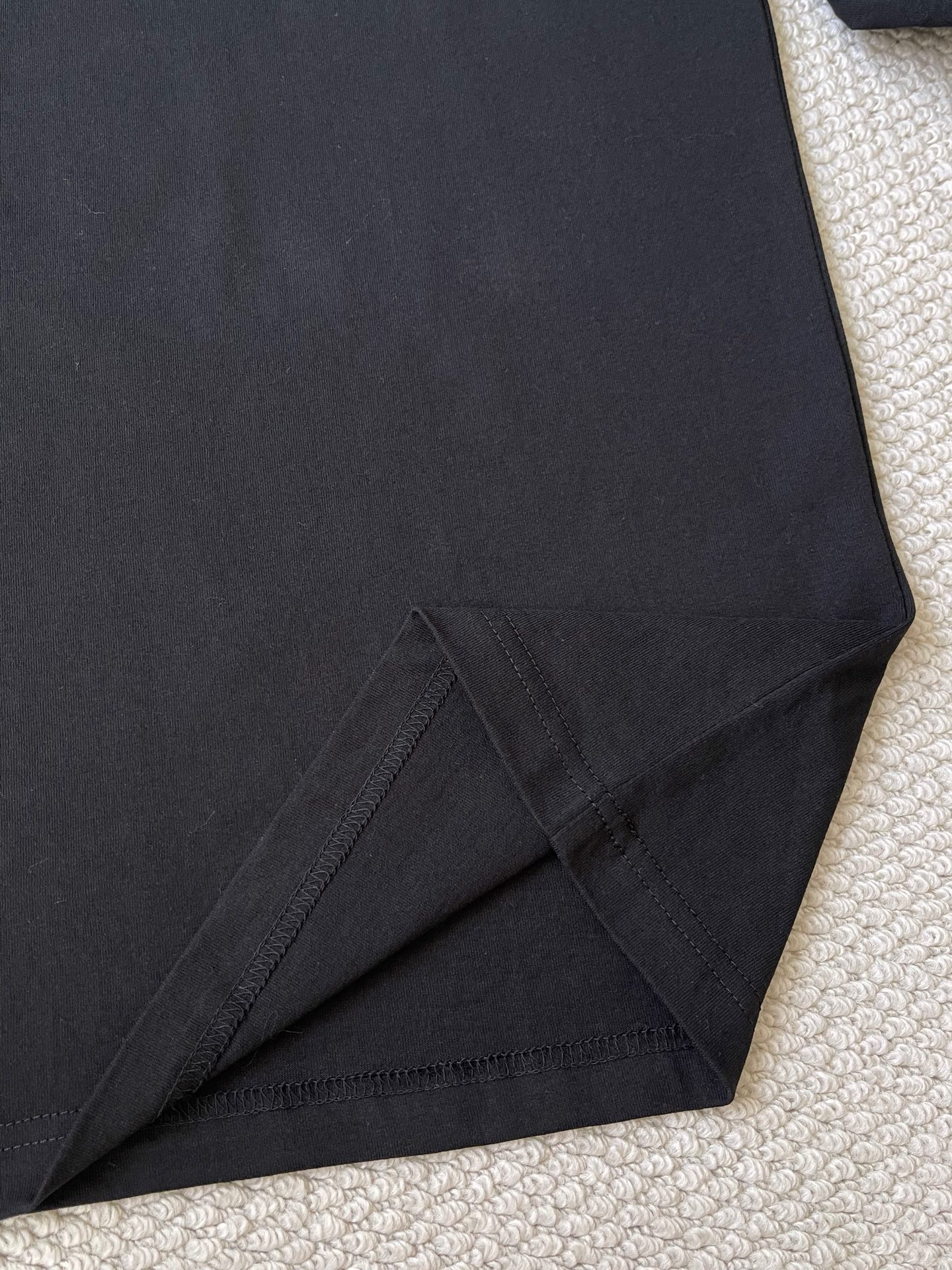 Metallic-Wordmark Long-Sleeve Top — product photograph