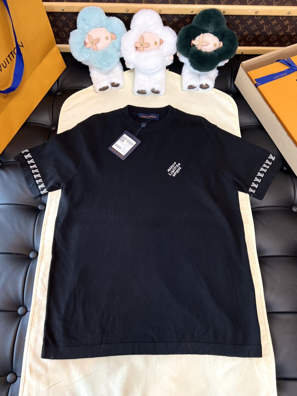 Logo-Cuff Crewneck T-Shirt — product photograph