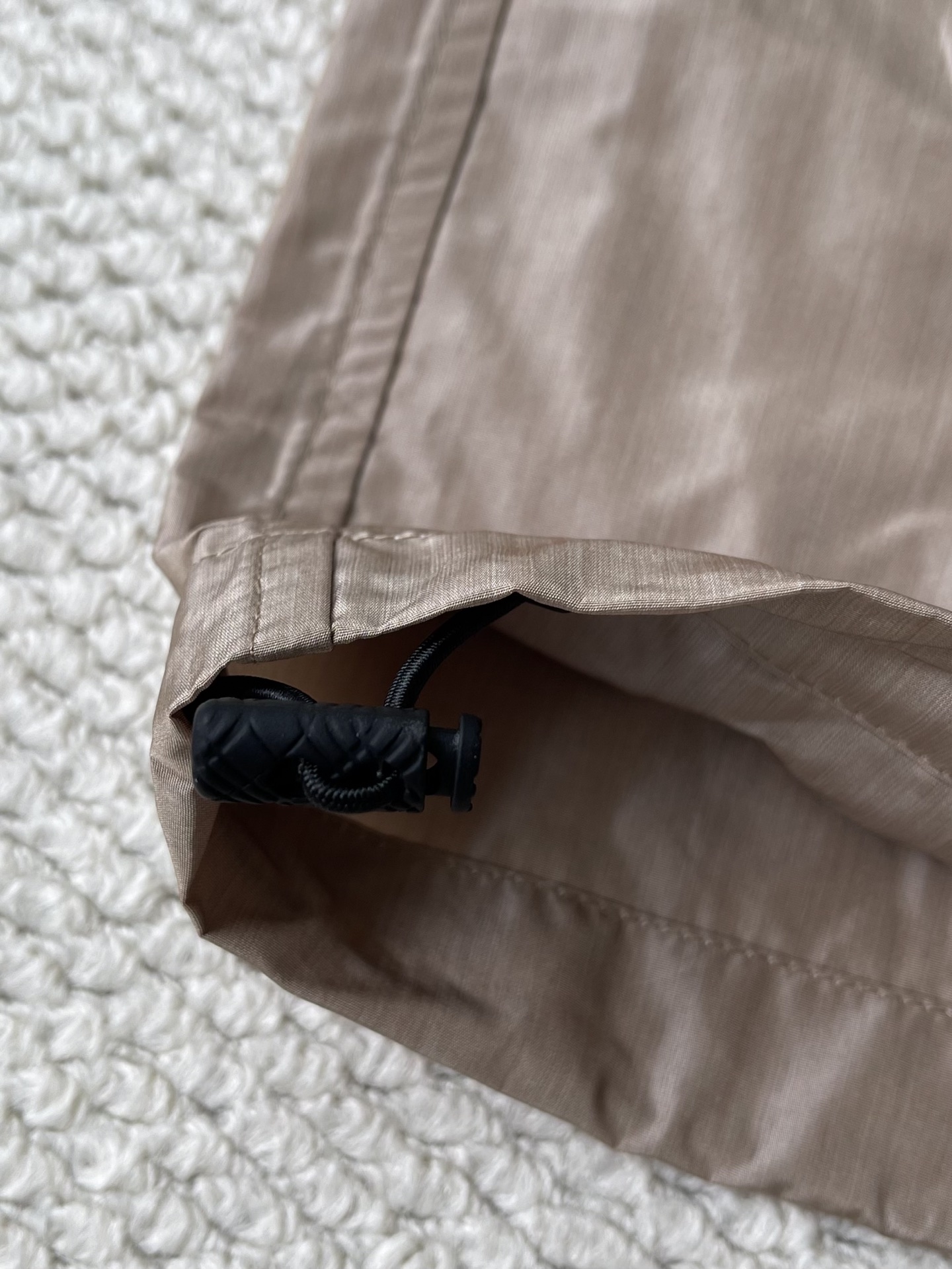 Check-Yoke Hooded Windbreaker — product photograph