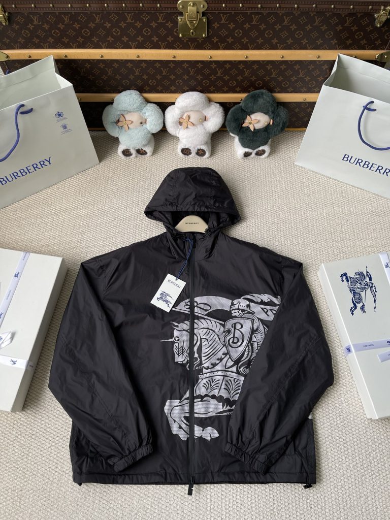 Large-Crest Graphic Windbreaker — product photograph