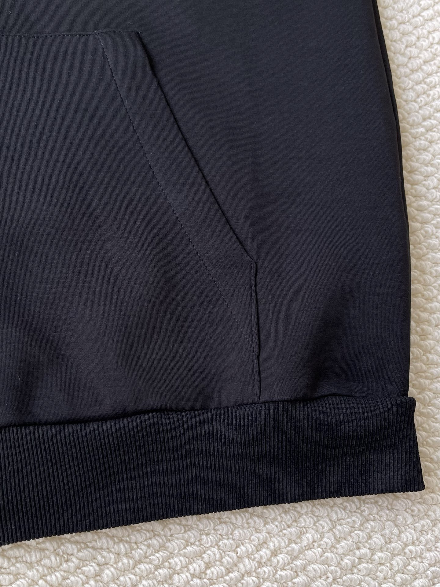 Small-Lettering Zip Hoodie — product photograph