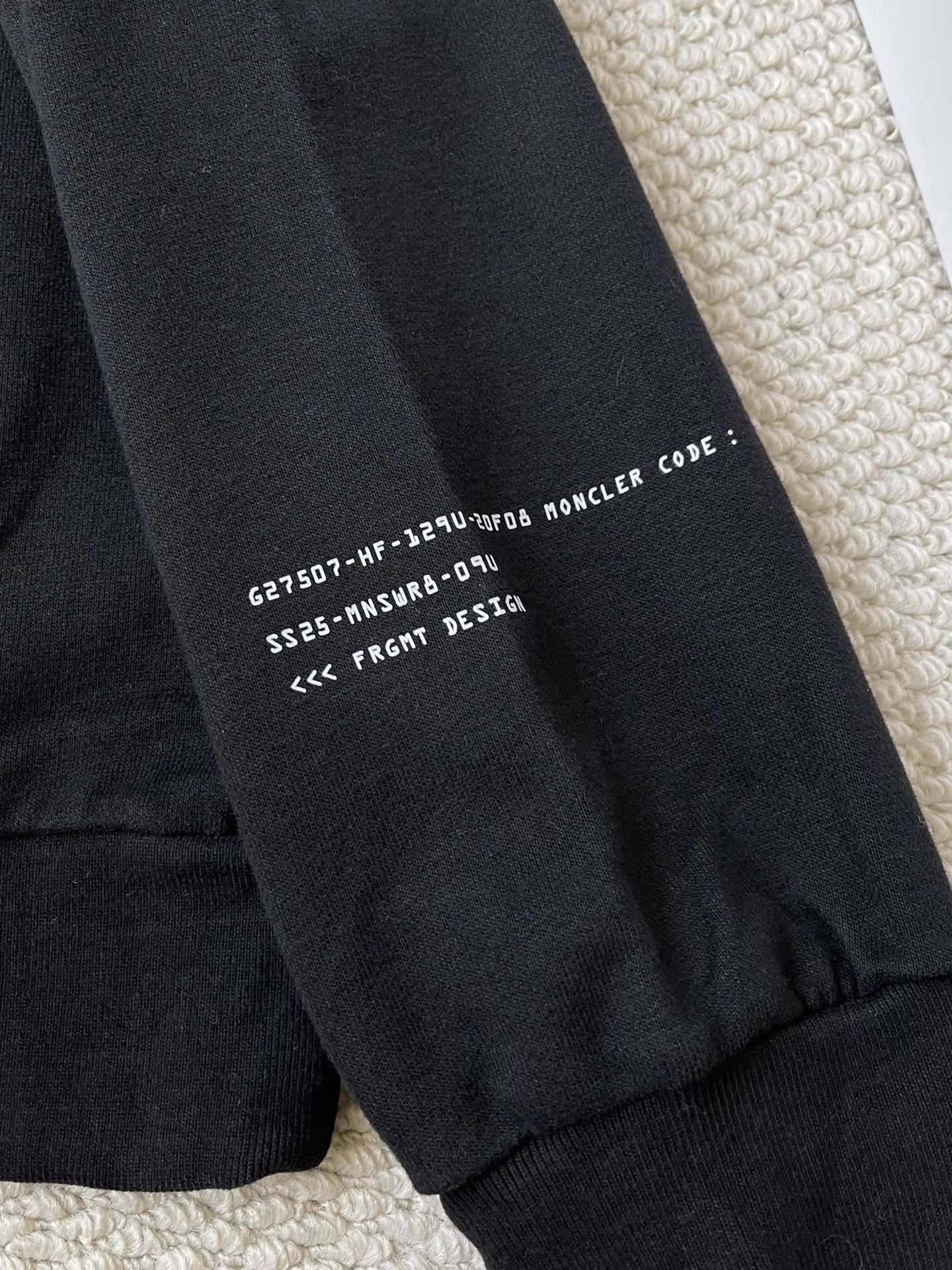 Fragment Zip-Neck Polo — product photograph